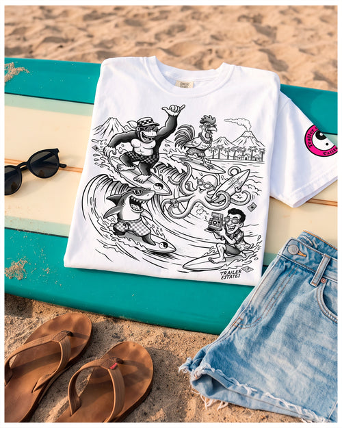 Aloha Surf Crew Unisex garment-dyed heavyweight t-shirt