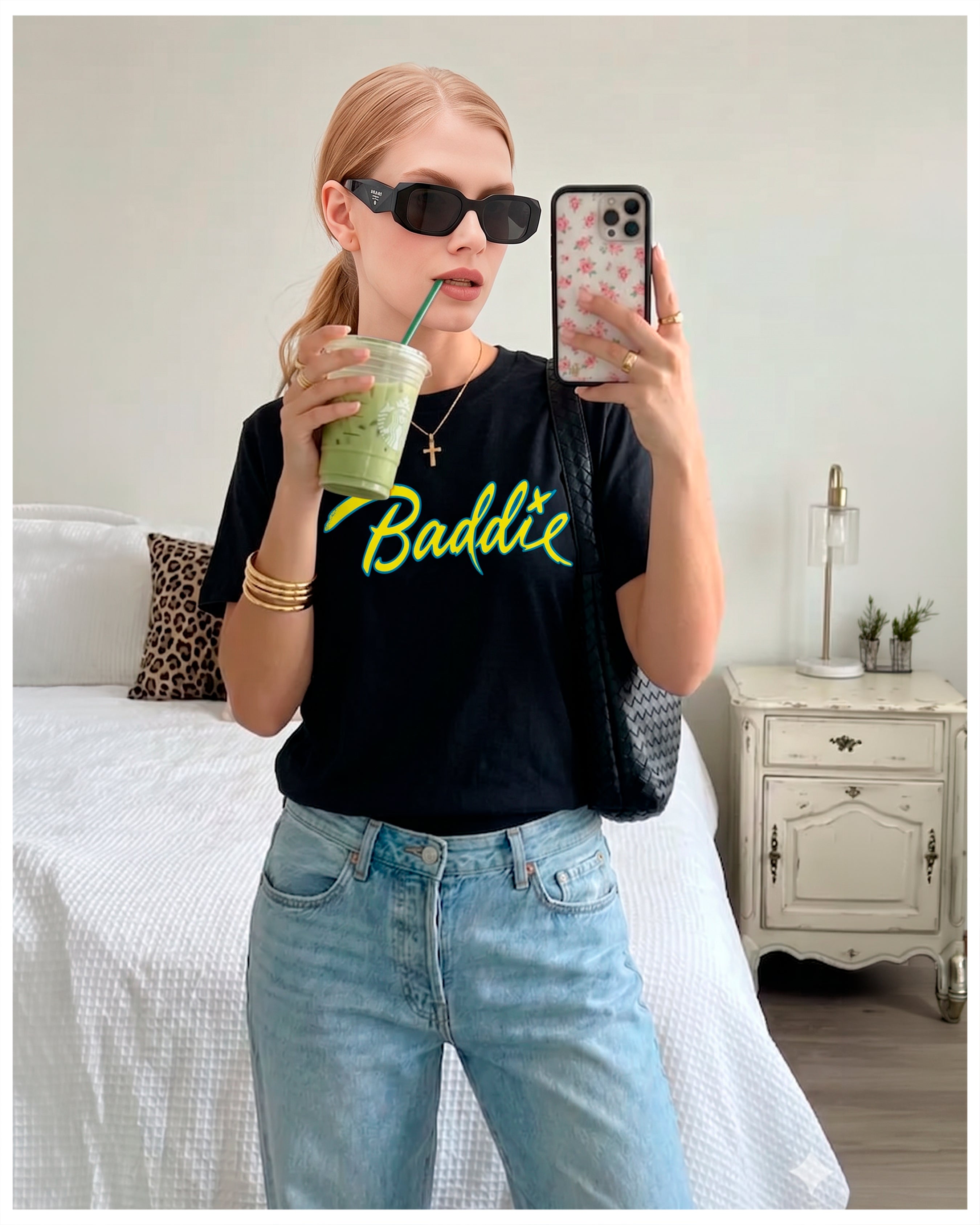 Baddie Unisex garment-dyed heavyweight t-shirt