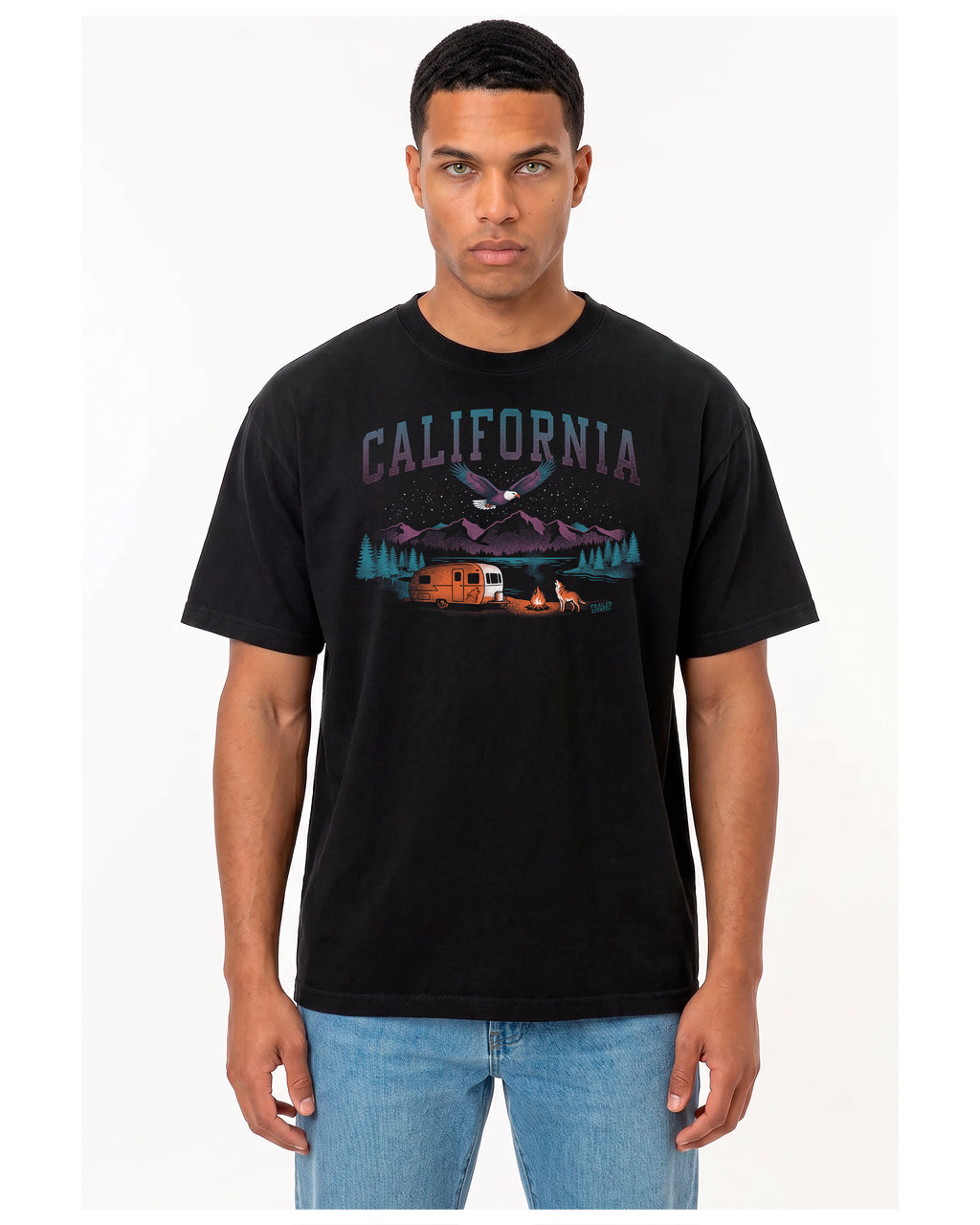 Camp Fire Unisex garment-dyed heavyweight t-shirt