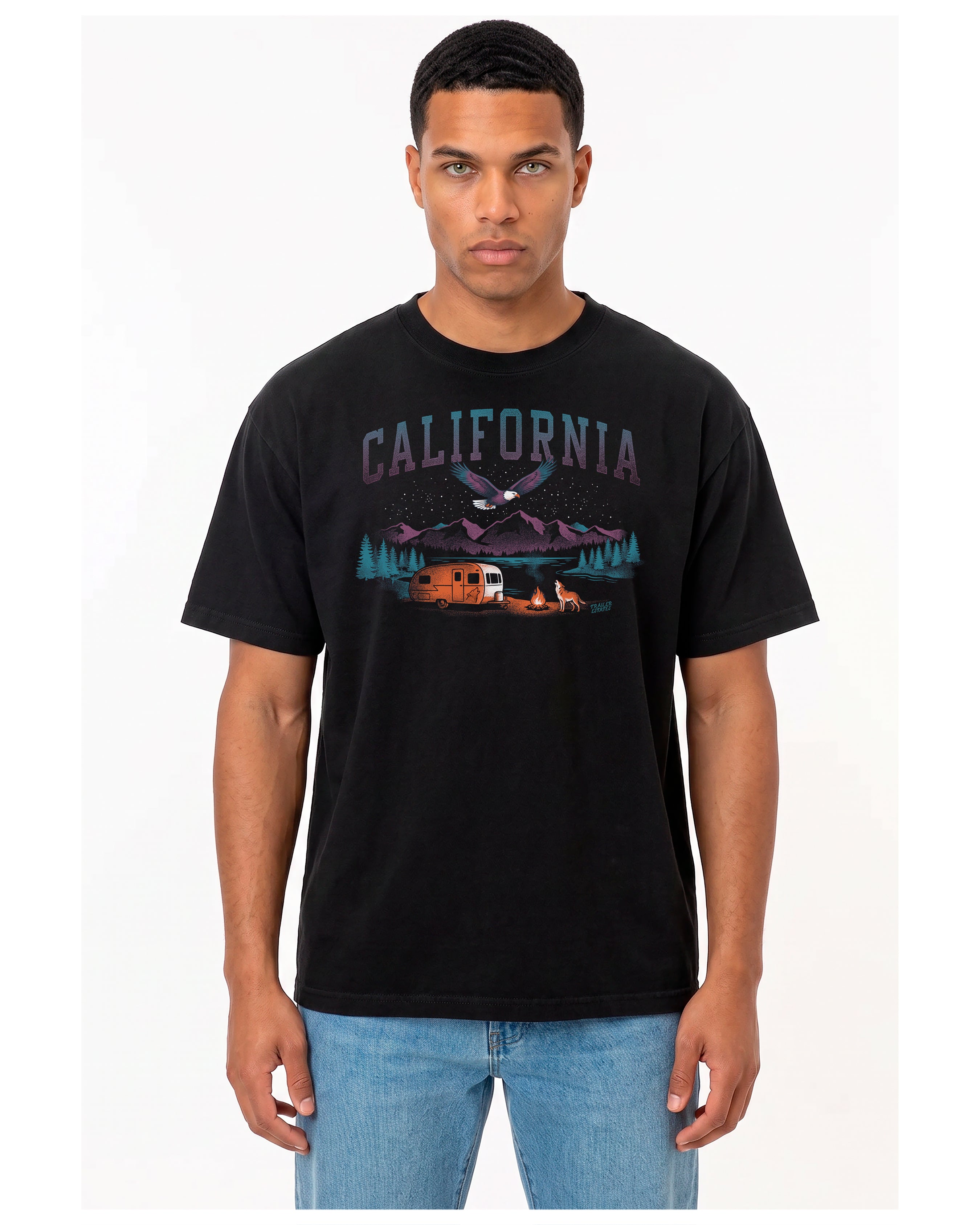 Camp Fire Unisex garment-dyed heavyweight t-shirt