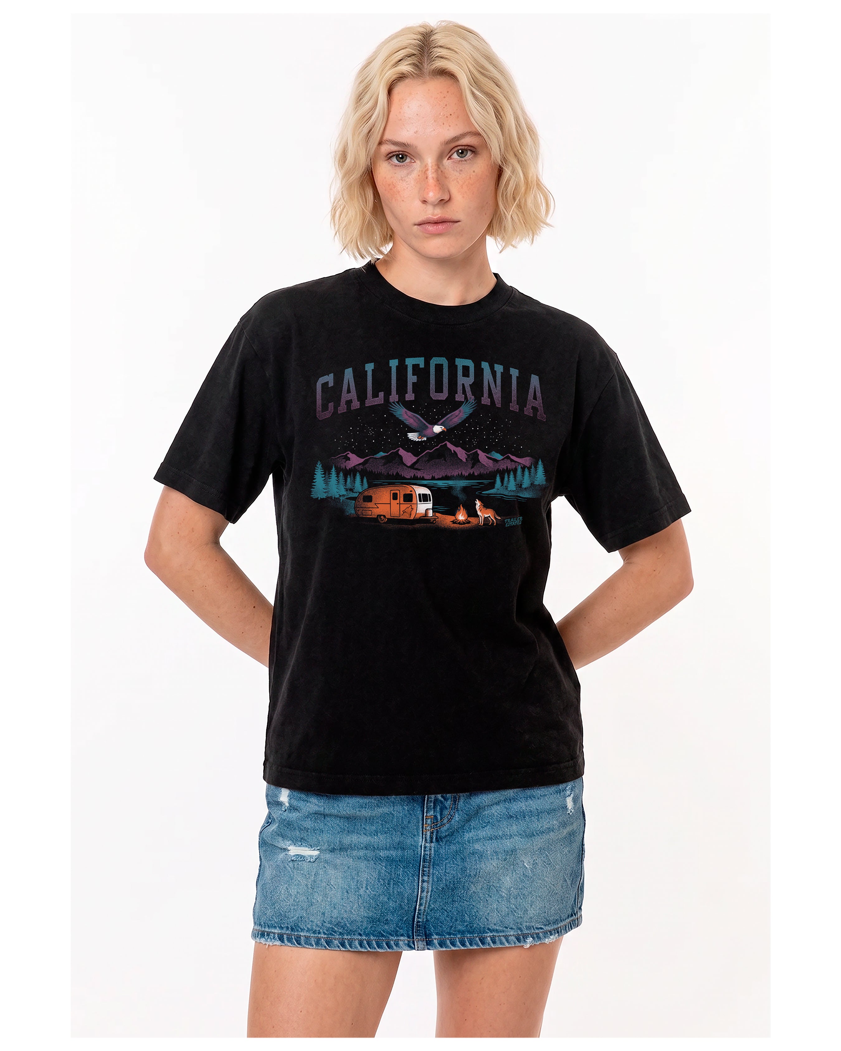 Camp Fire Unisex garment-dyed heavyweight t-shirt