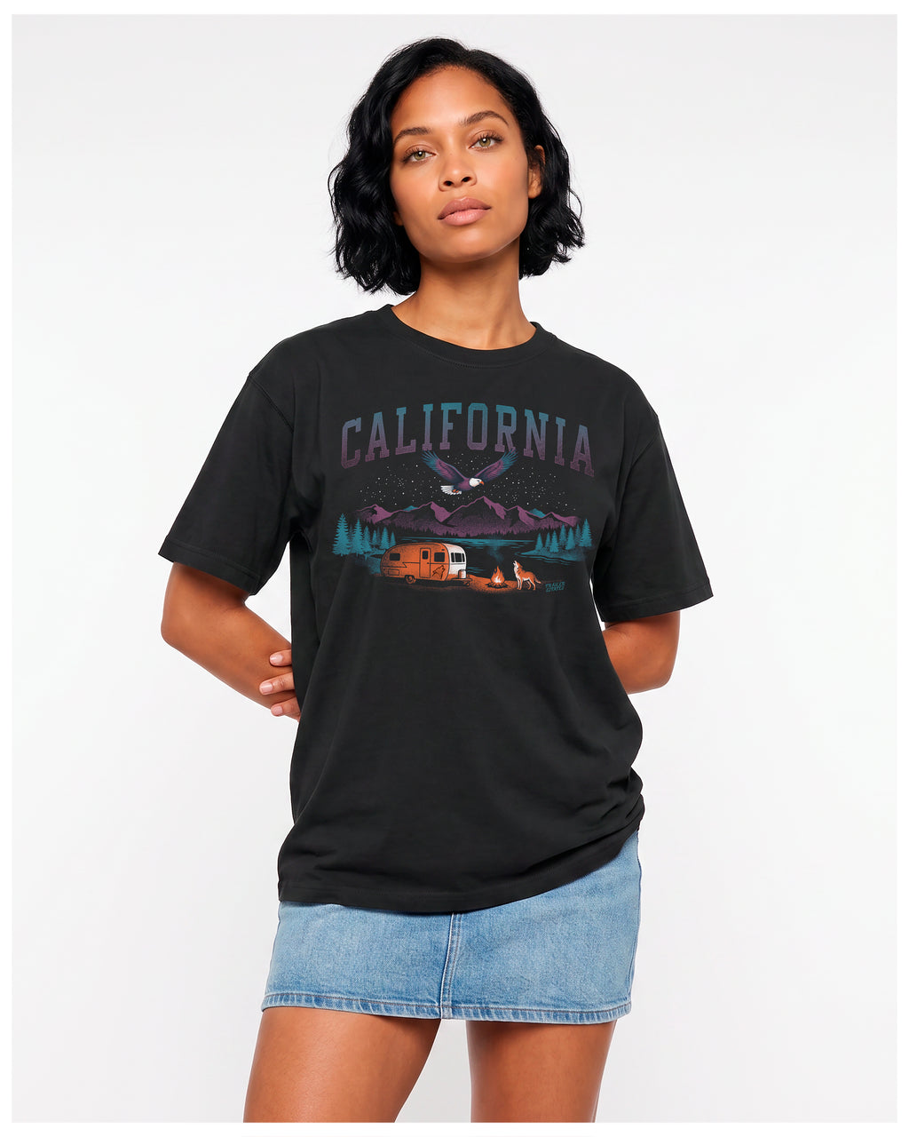 Camp Fire Unisex garment-dyed heavyweight t-shirt