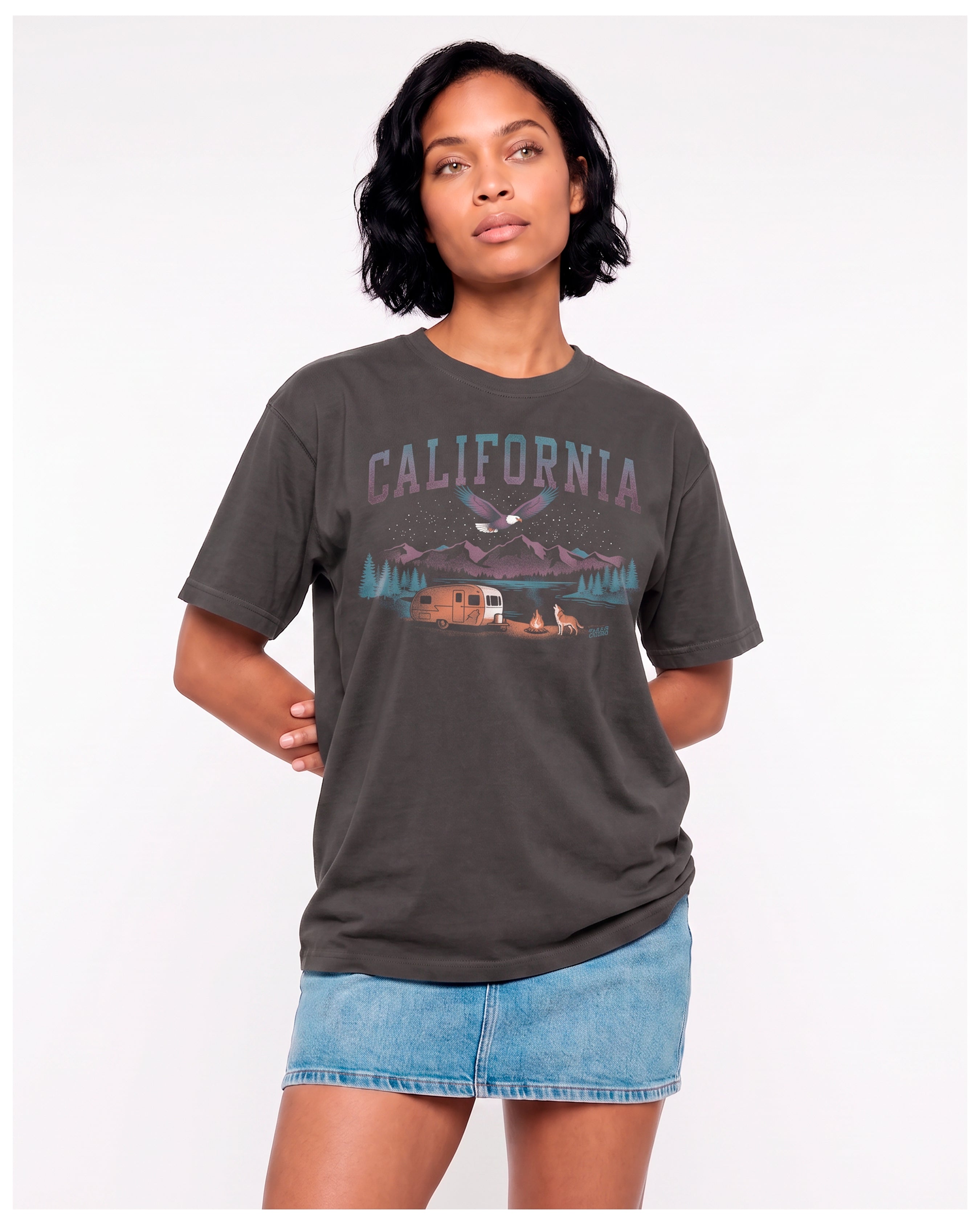Camp Fire Unisex garment-dyed heavyweight t-shirt