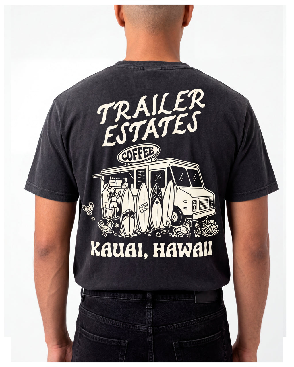 Kauai Coffee Unisex garment-dyed heavyweight t-shirt