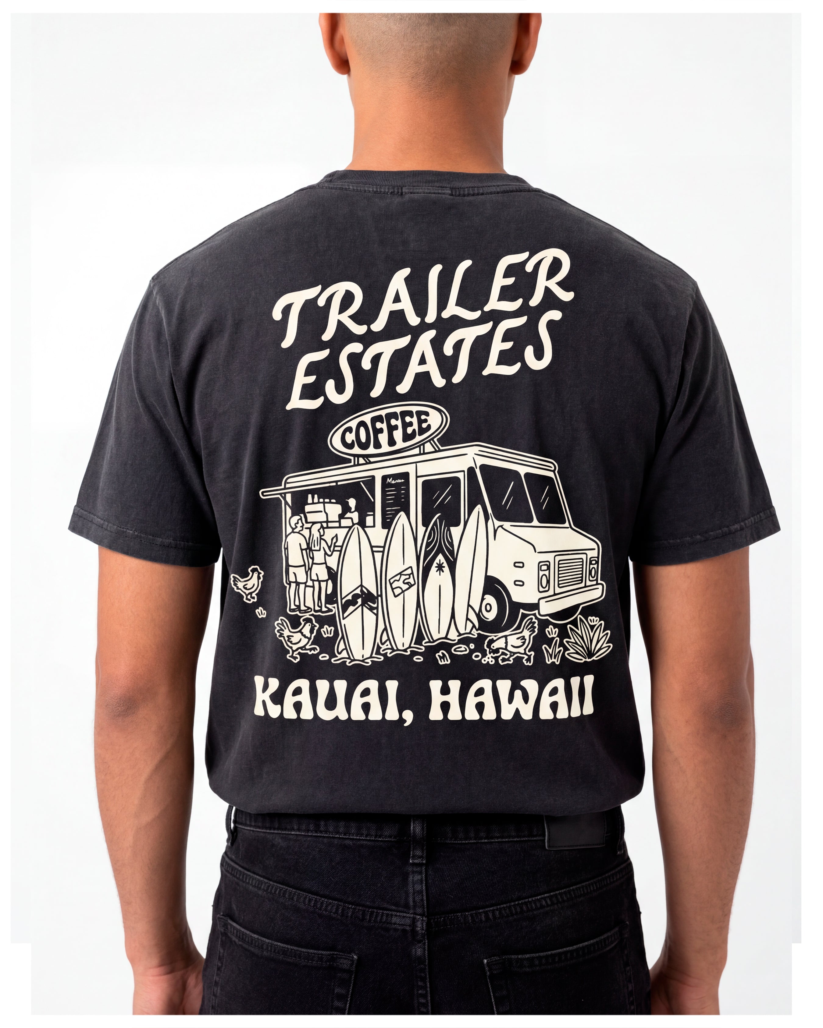 Kauai Coffee Unisex garment-dyed heavyweight t-shirt