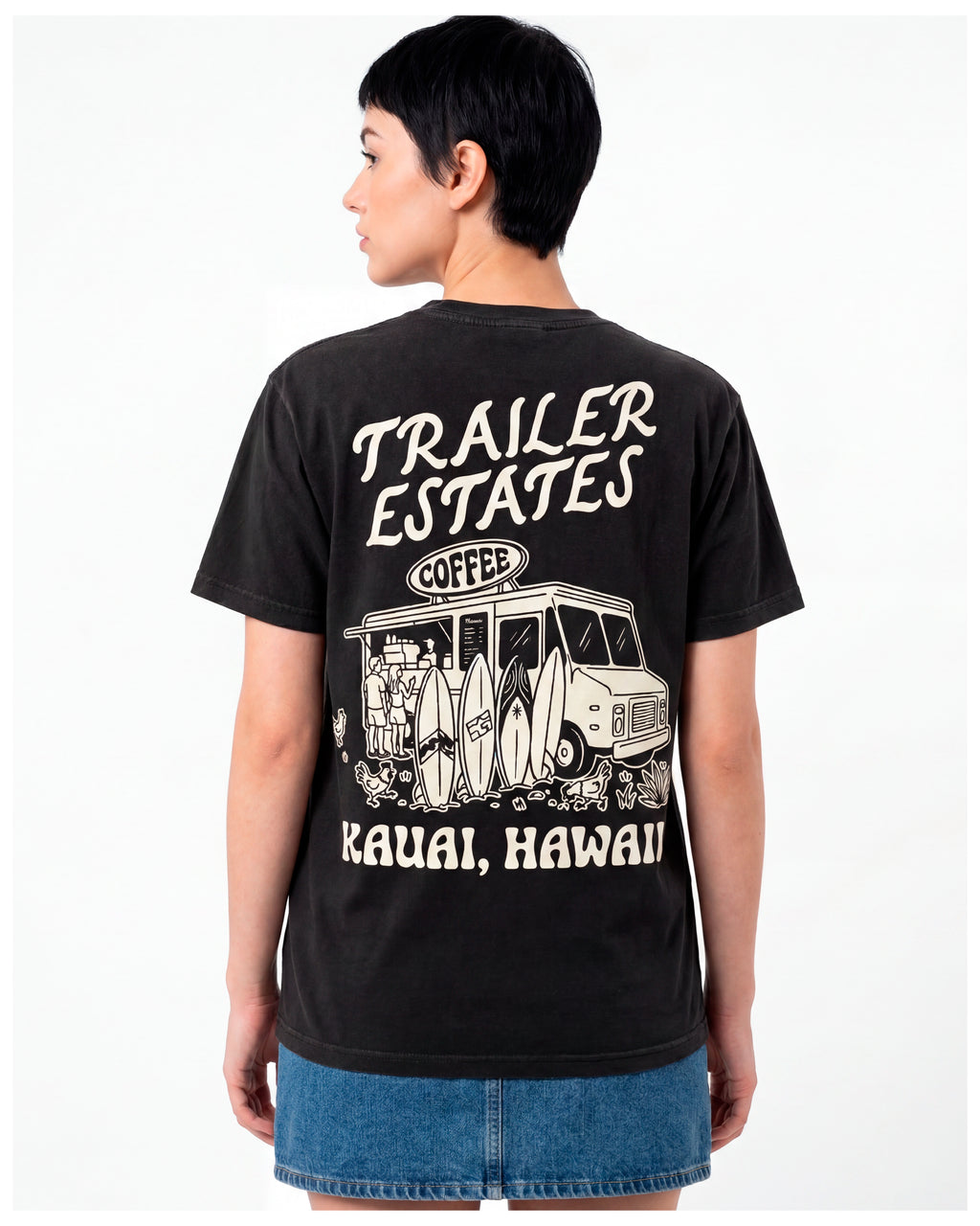 Kauai Coffee Unisex garment-dyed heavyweight t-shirt