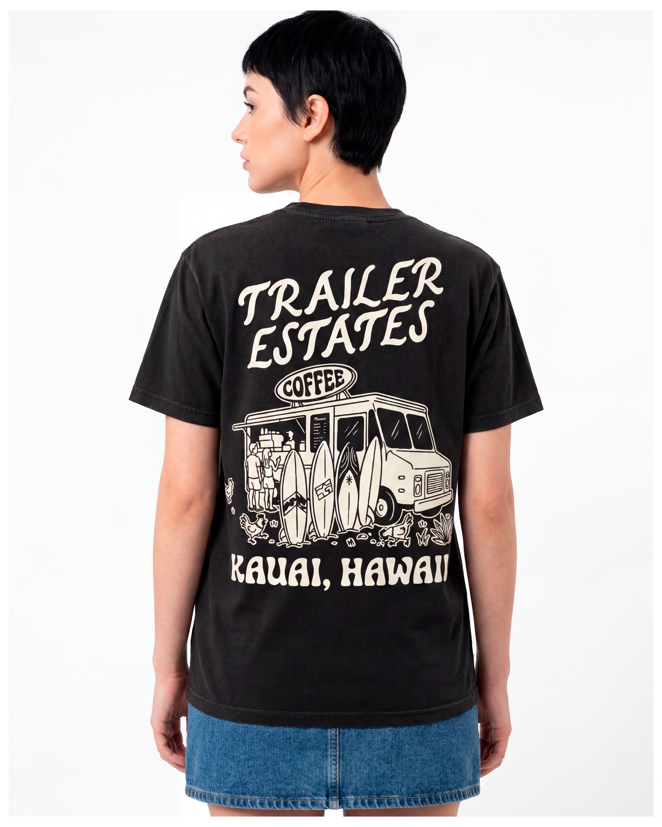 Kauai Coffee Unisex garment-dyed heavyweight t-shirt