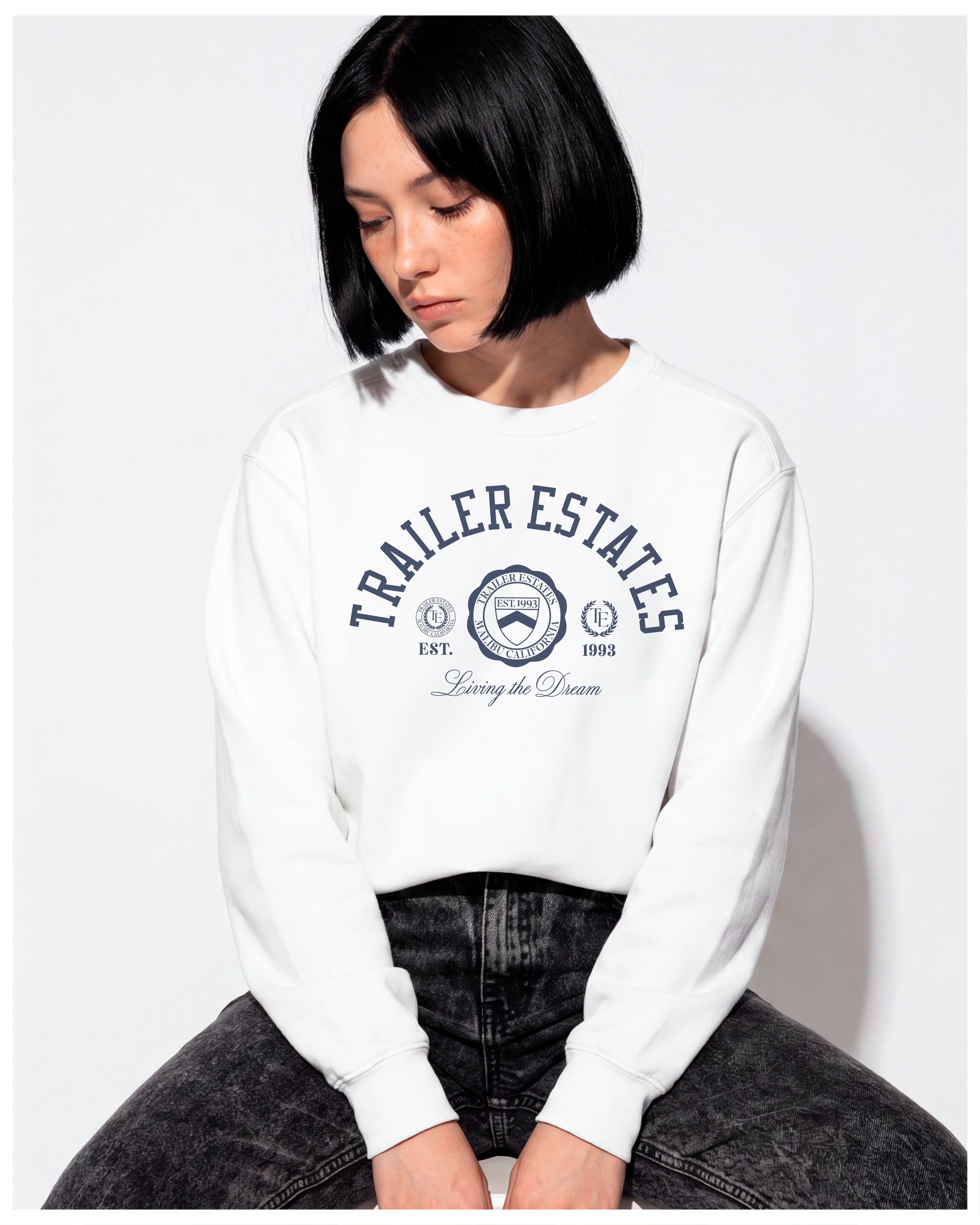 Collegiate Unisex garment-dyed sweatshirt