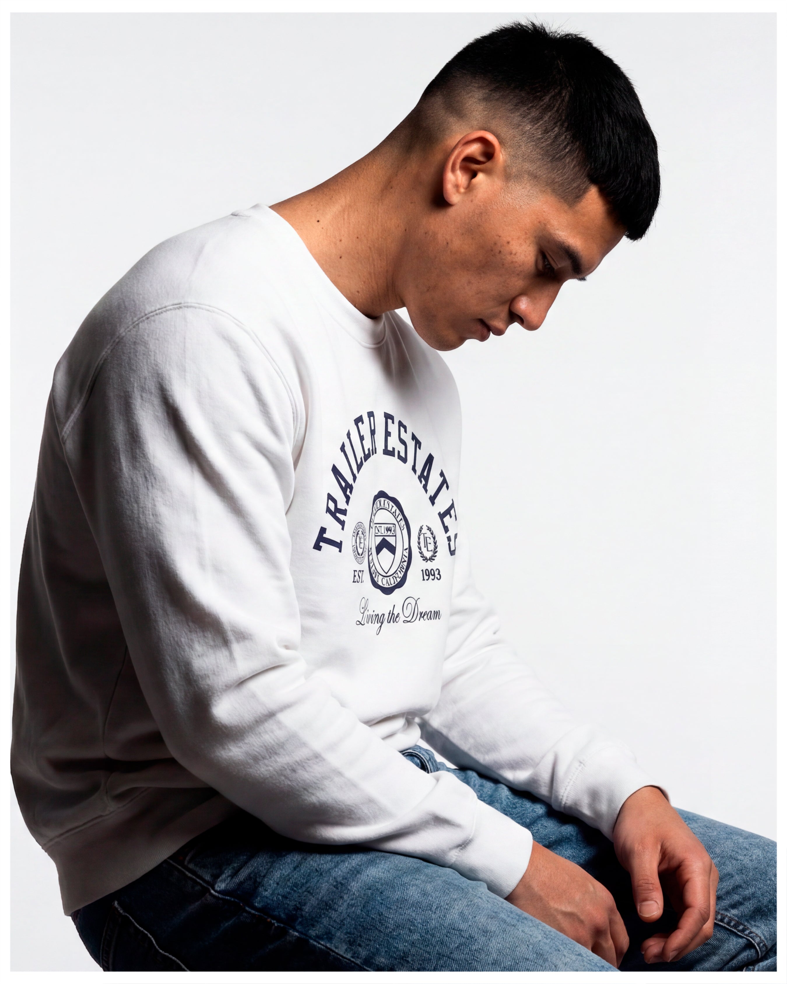Collegiate Unisex garment-dyed sweatshirt