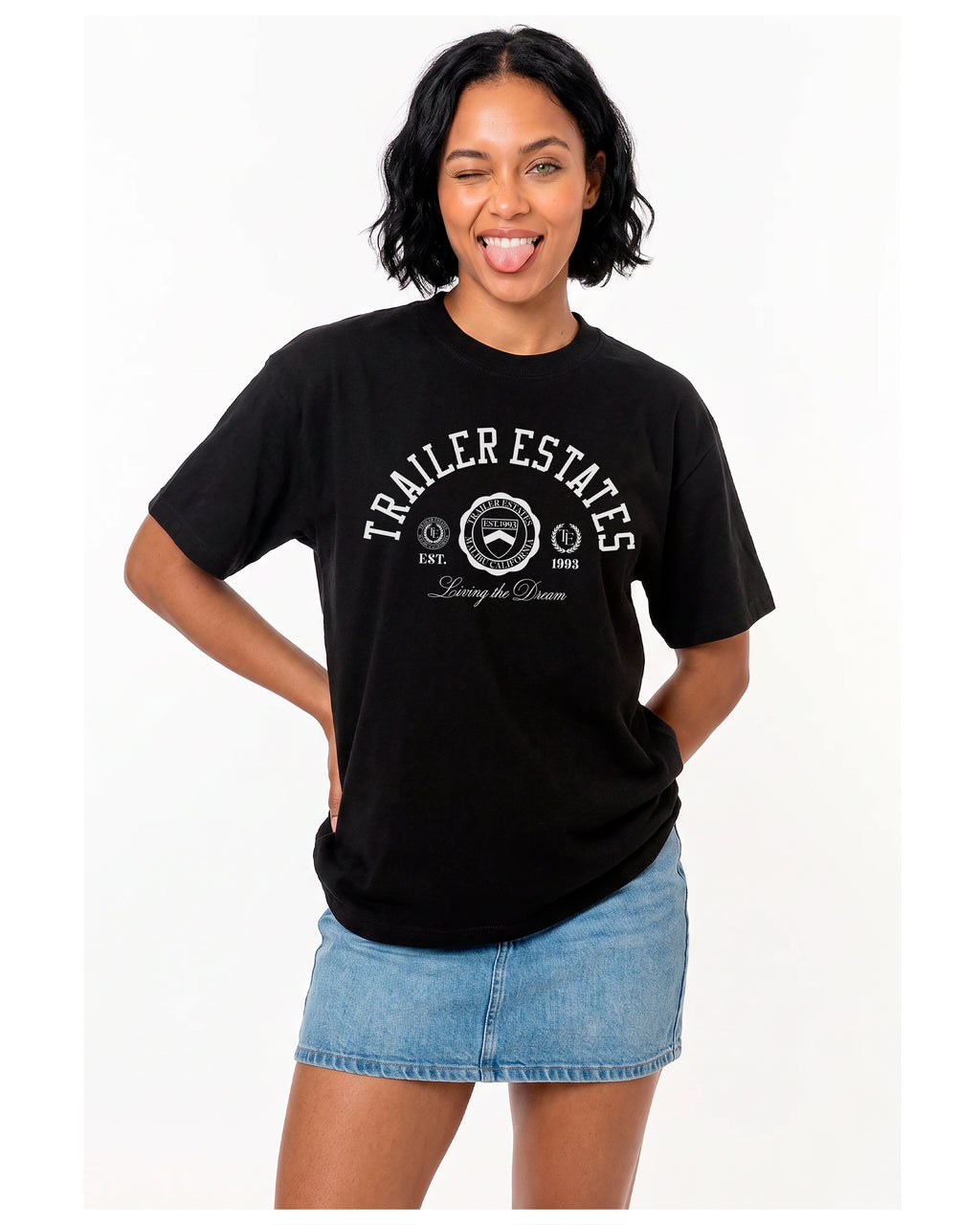 Collegiate Unisex garment-dyed heavyweight t-shirt