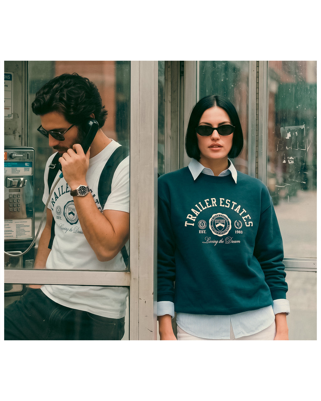 Collegiate Unisex garment-dyed sweatshirt