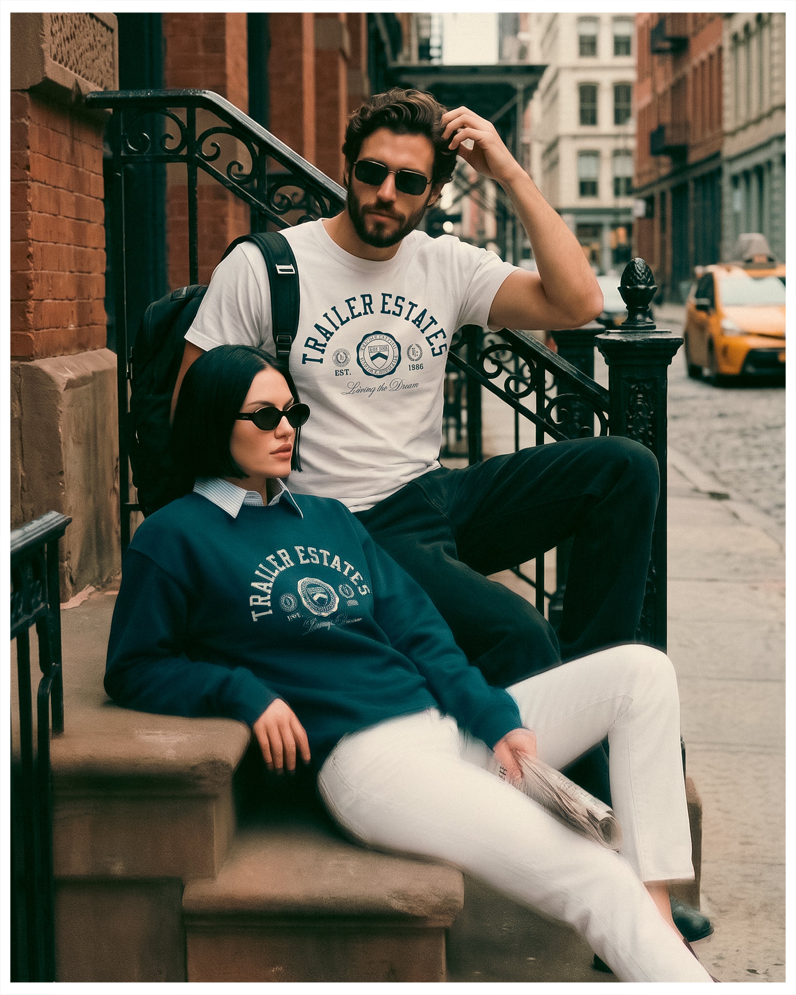 Collegiate Unisex garment-dyed heavyweight t-shirt