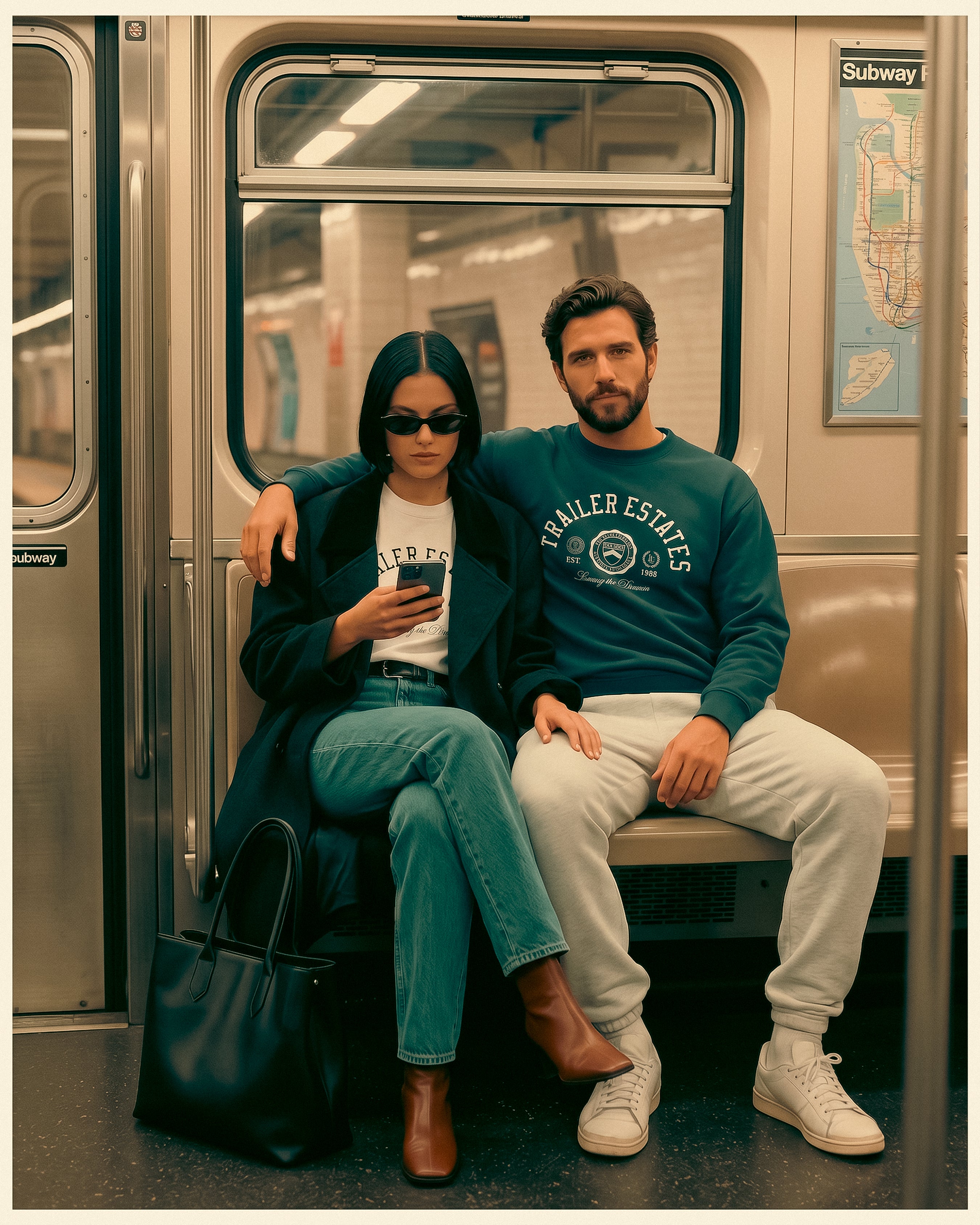 Collegiate Unisex garment-dyed sweatshirt