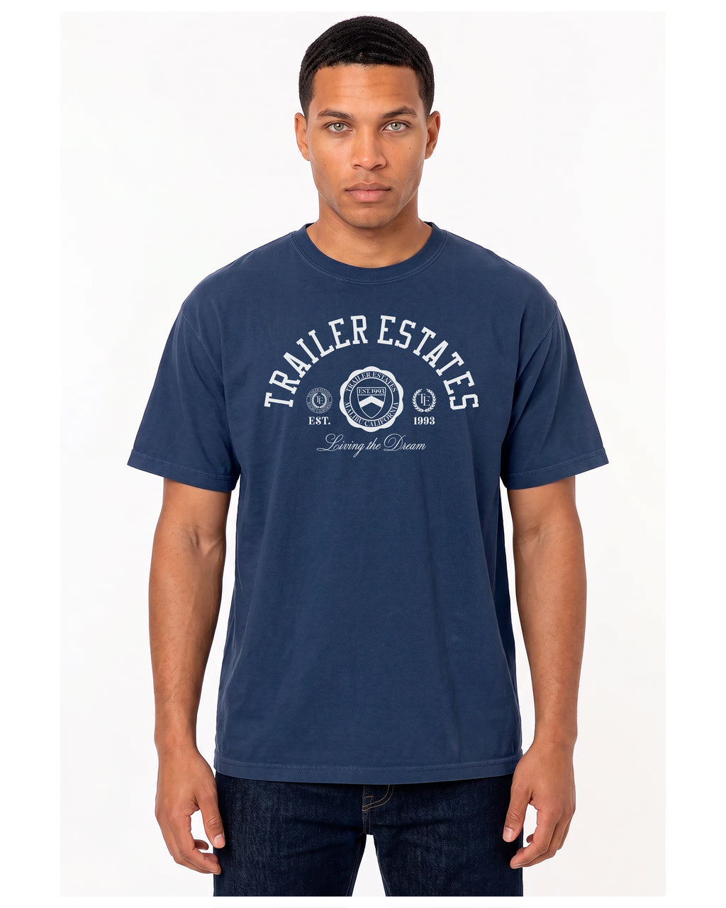 Collegiate Unisex garment-dyed heavyweight t-shirt