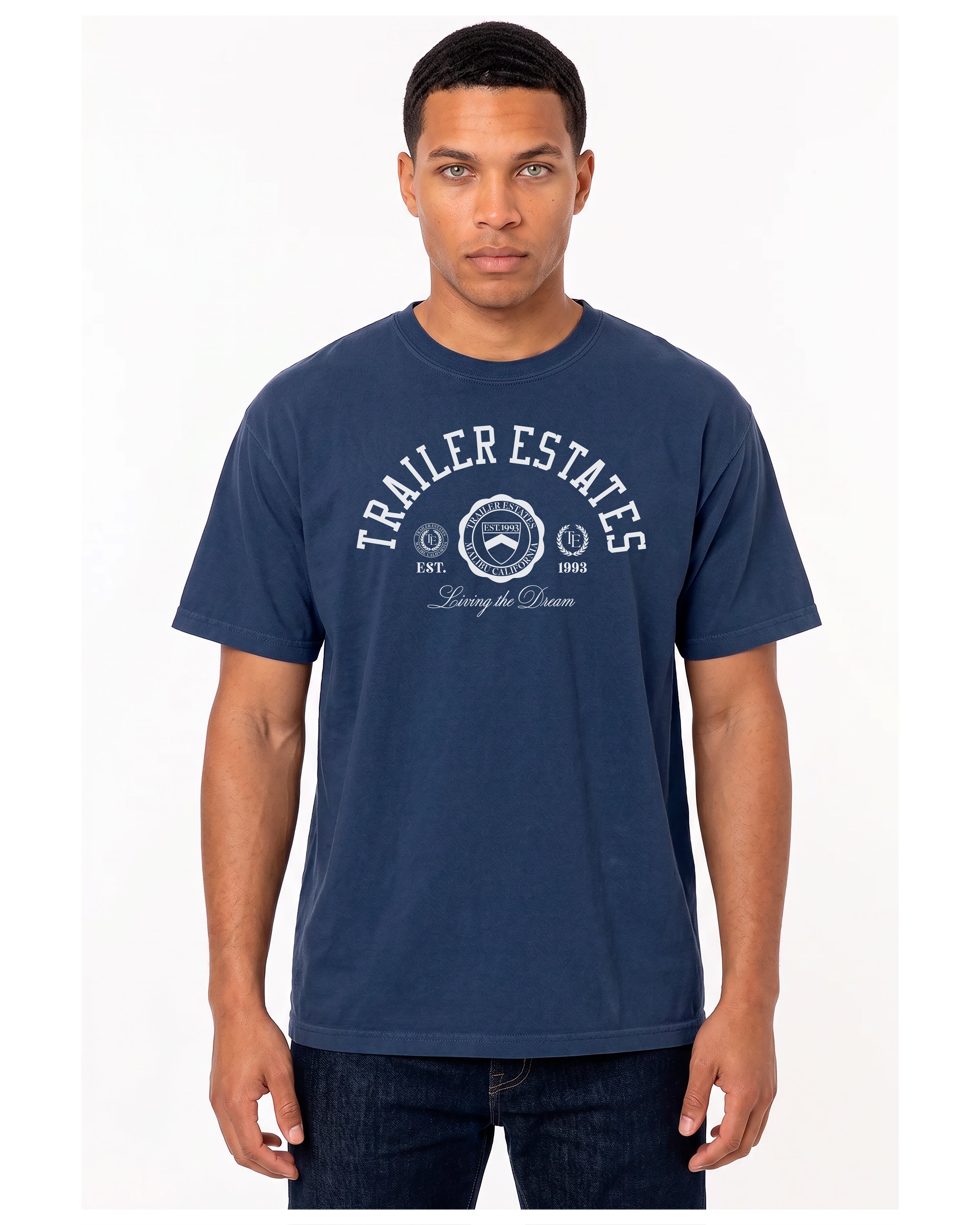 Collegiate Unisex garment-dyed heavyweight t-shirt
