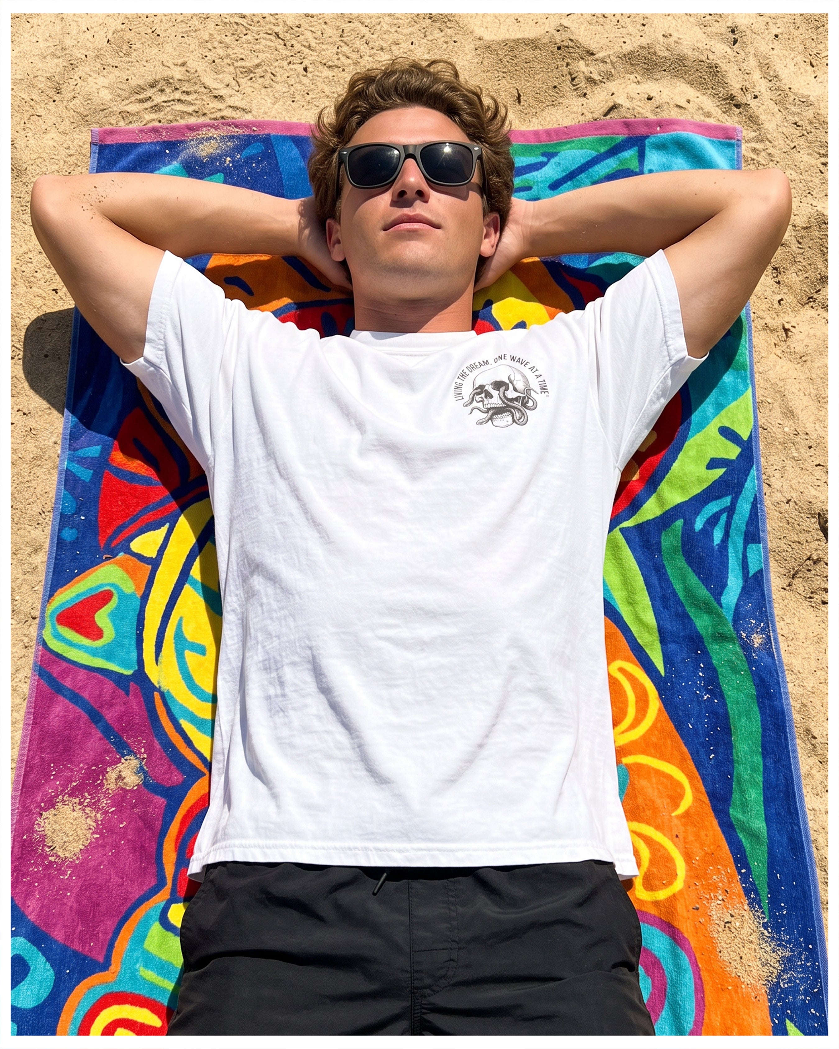 Living The Dream, Unisex garment-dyed heavyweight t-shirt
