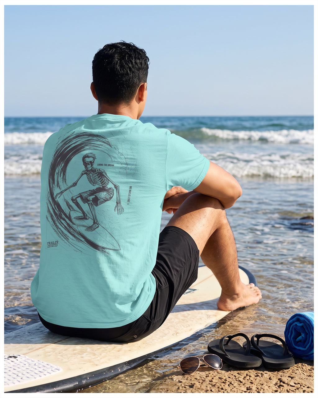 Living The Dream, Unisex garment-dyed heavyweight t-shirt