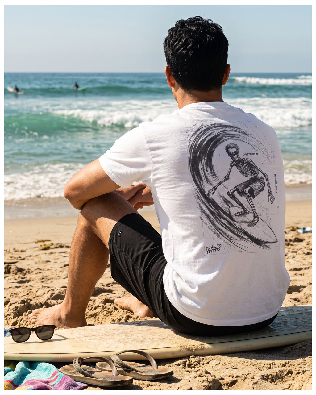 Living The Dream, Unisex garment-dyed heavyweight t-shirt