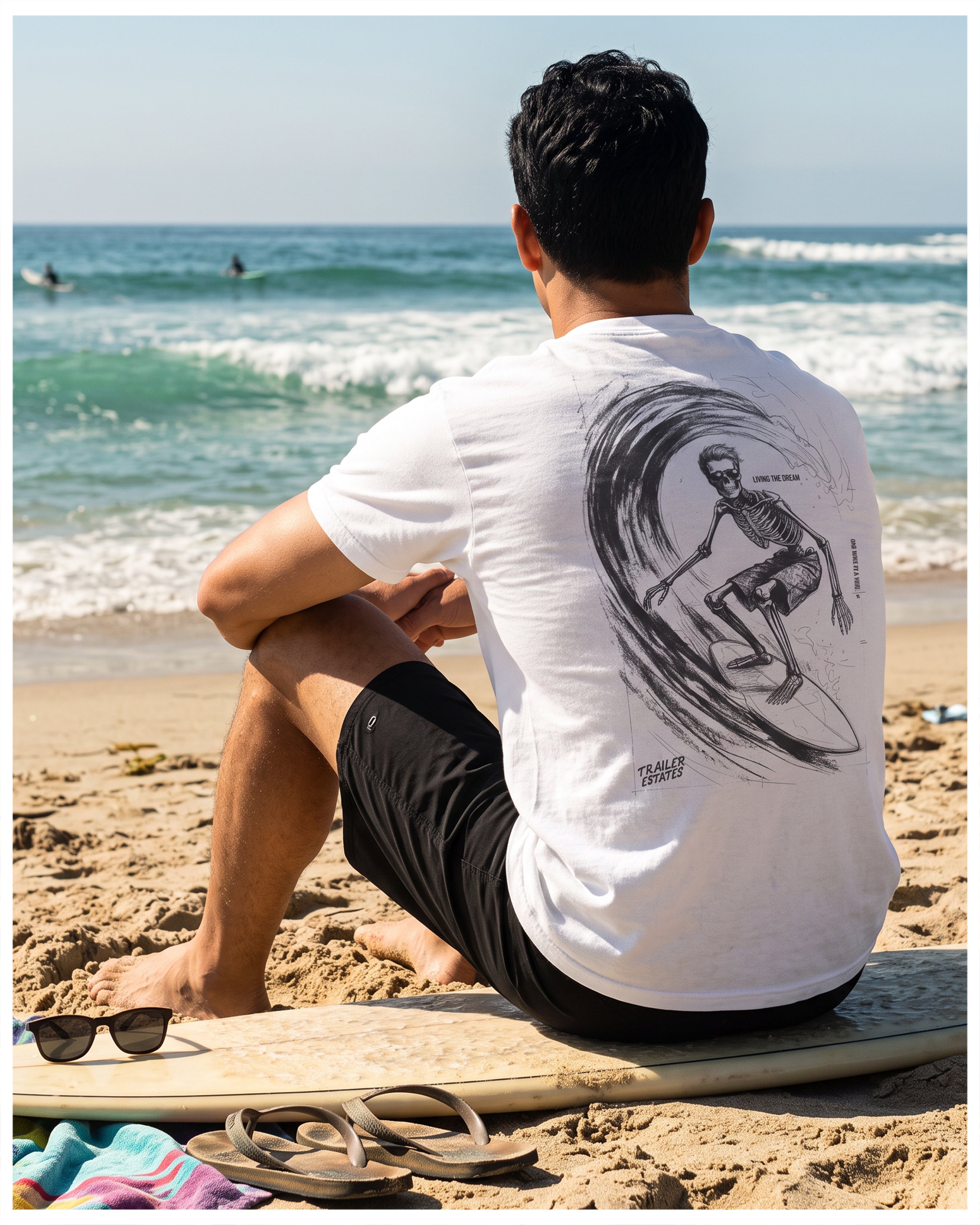 Living The Dream, Unisex garment-dyed heavyweight t-shirt