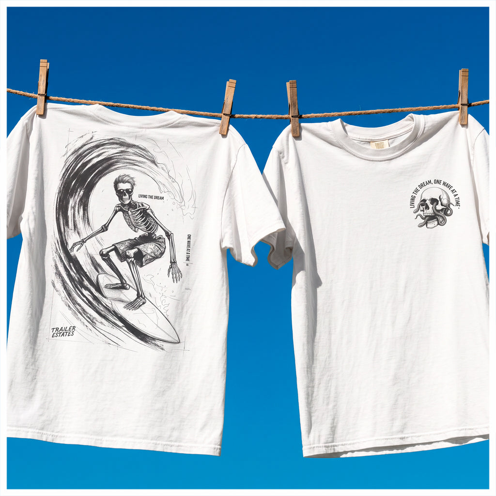 Living The Dream, Unisex garment-dyed heavyweight t-shirt