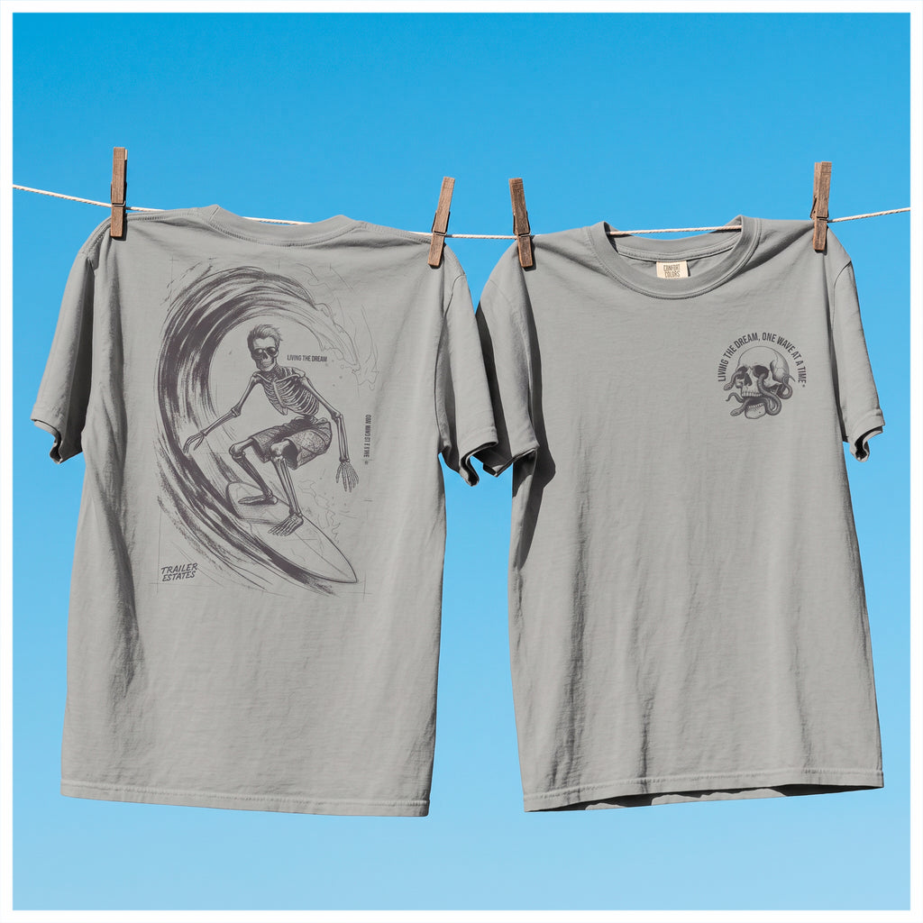 Living The Dream, Unisex garment-dyed heavyweight t-shirt
