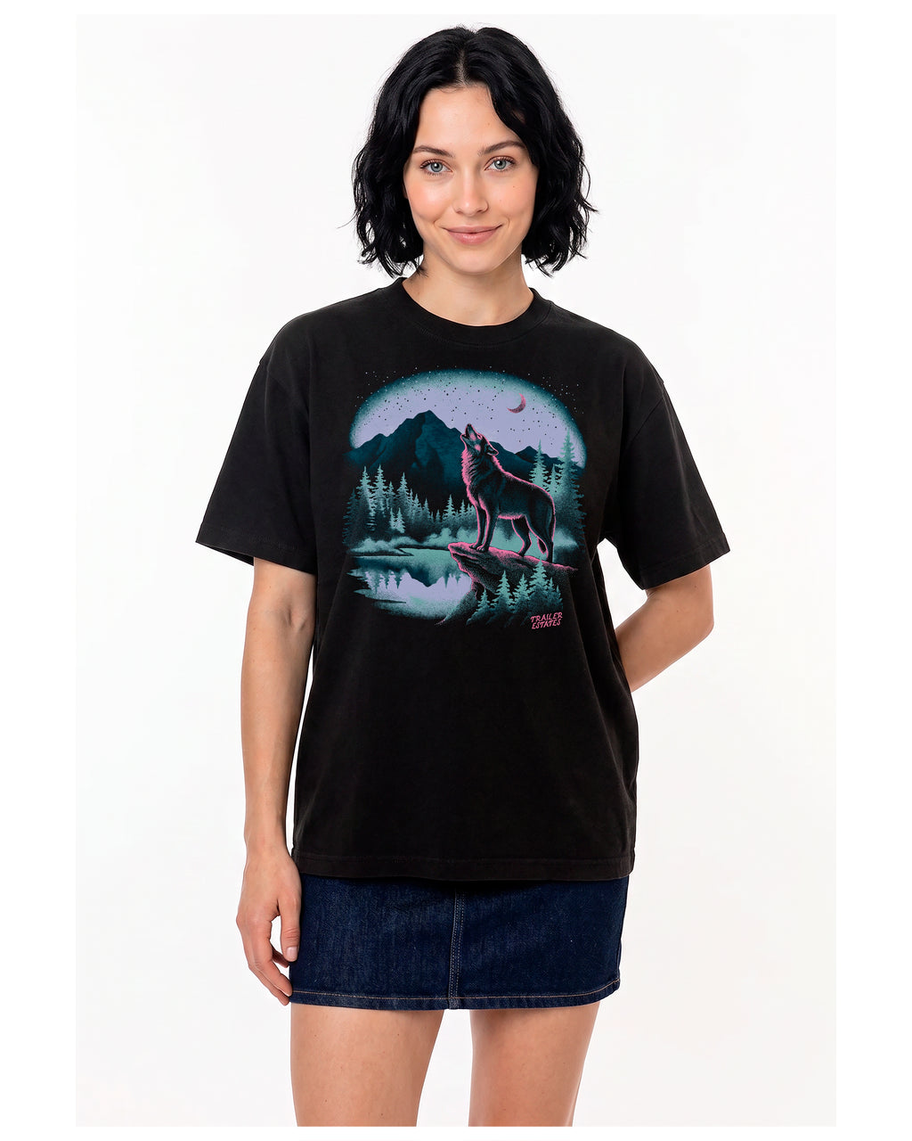 Grey Wolf Unisex garment-dyed heavyweight t-shirt