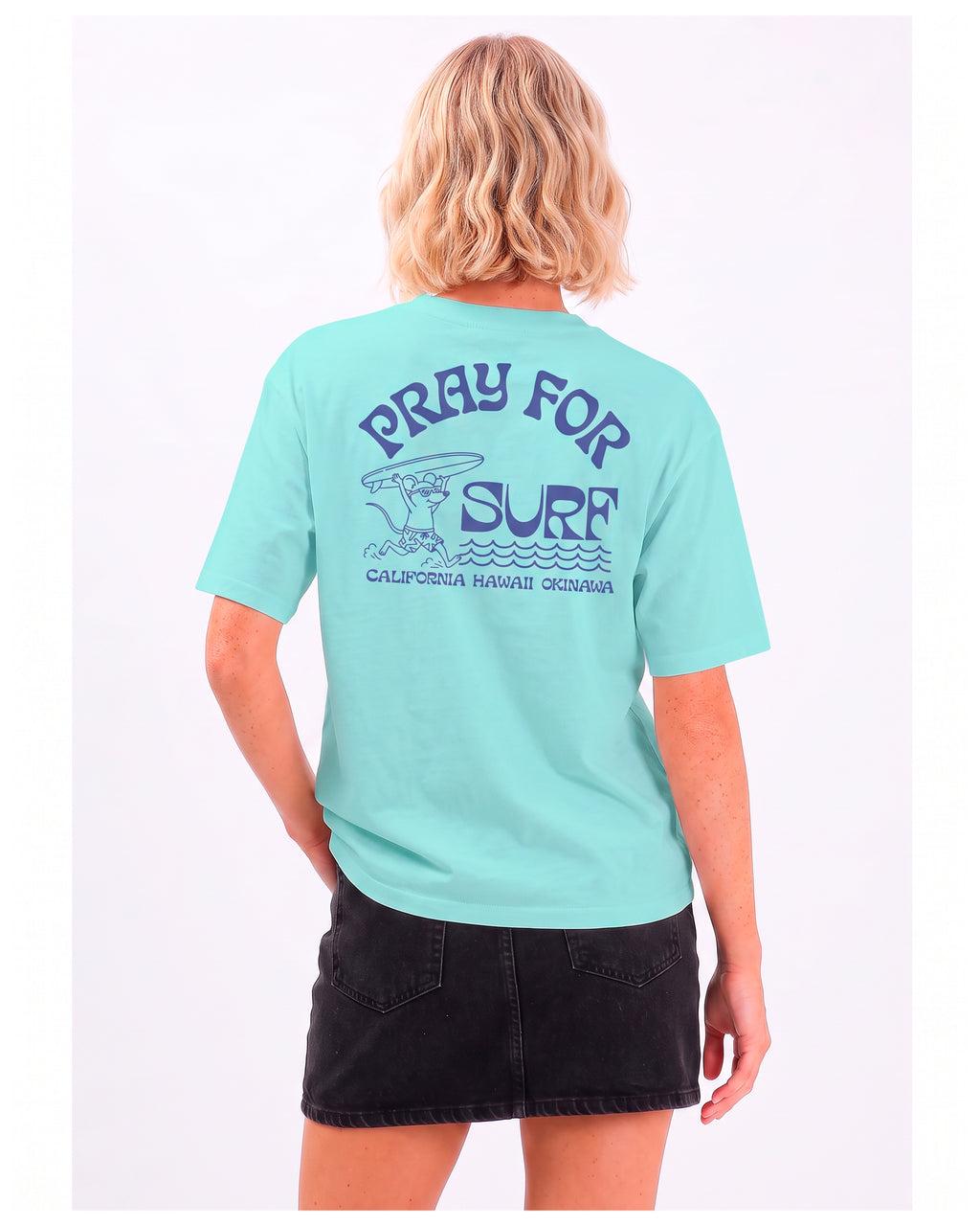 Pray For Surf Unisex garment-dyed heavyweight t-shirt