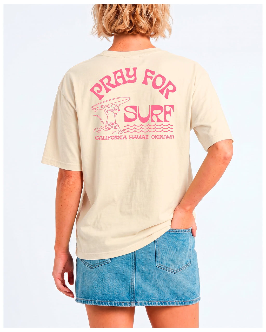 Pray For Surf Unisex garment-dyed heavyweight t-shirt