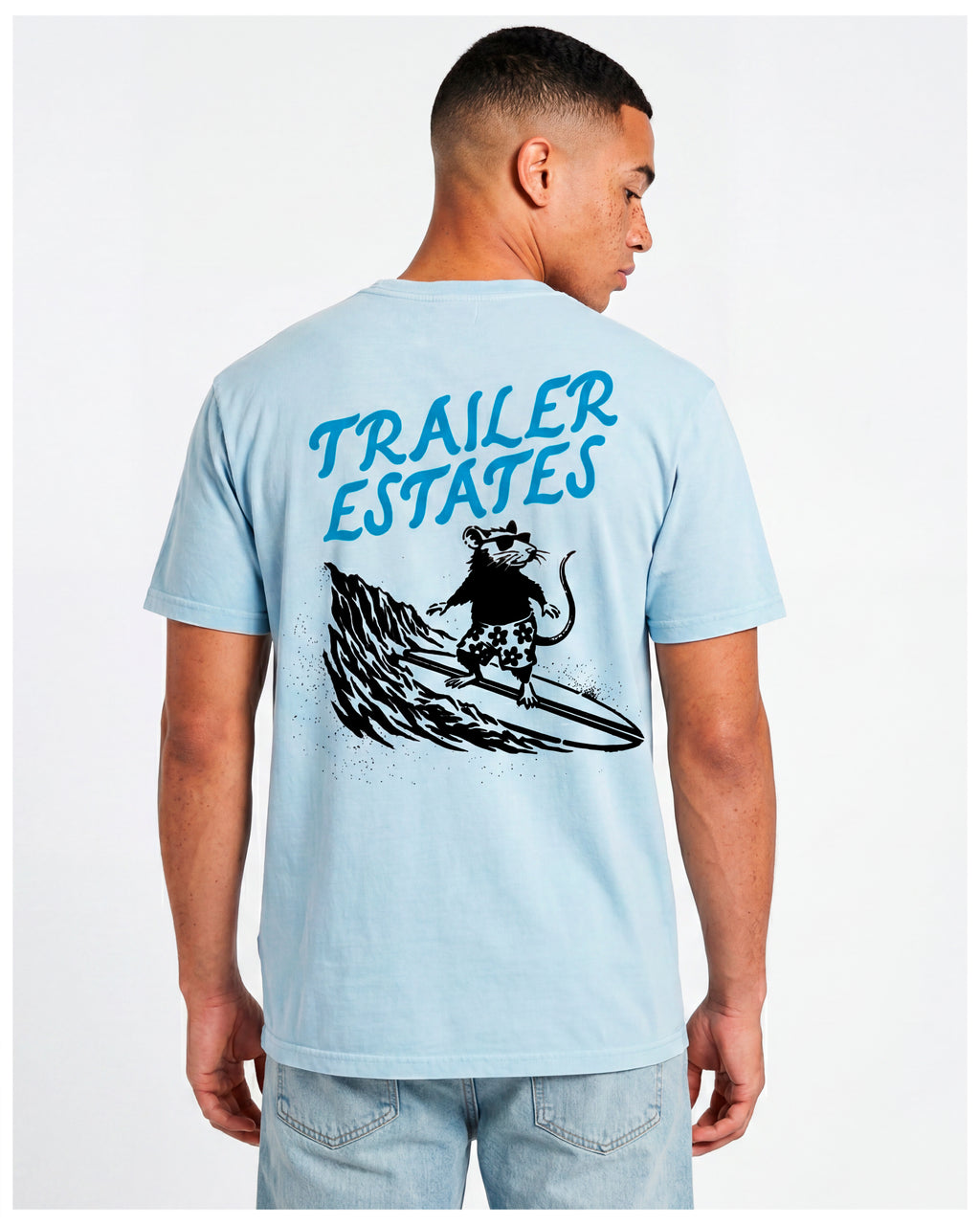 Rat Surf Unisex garment-dyed heavyweight t-shirt