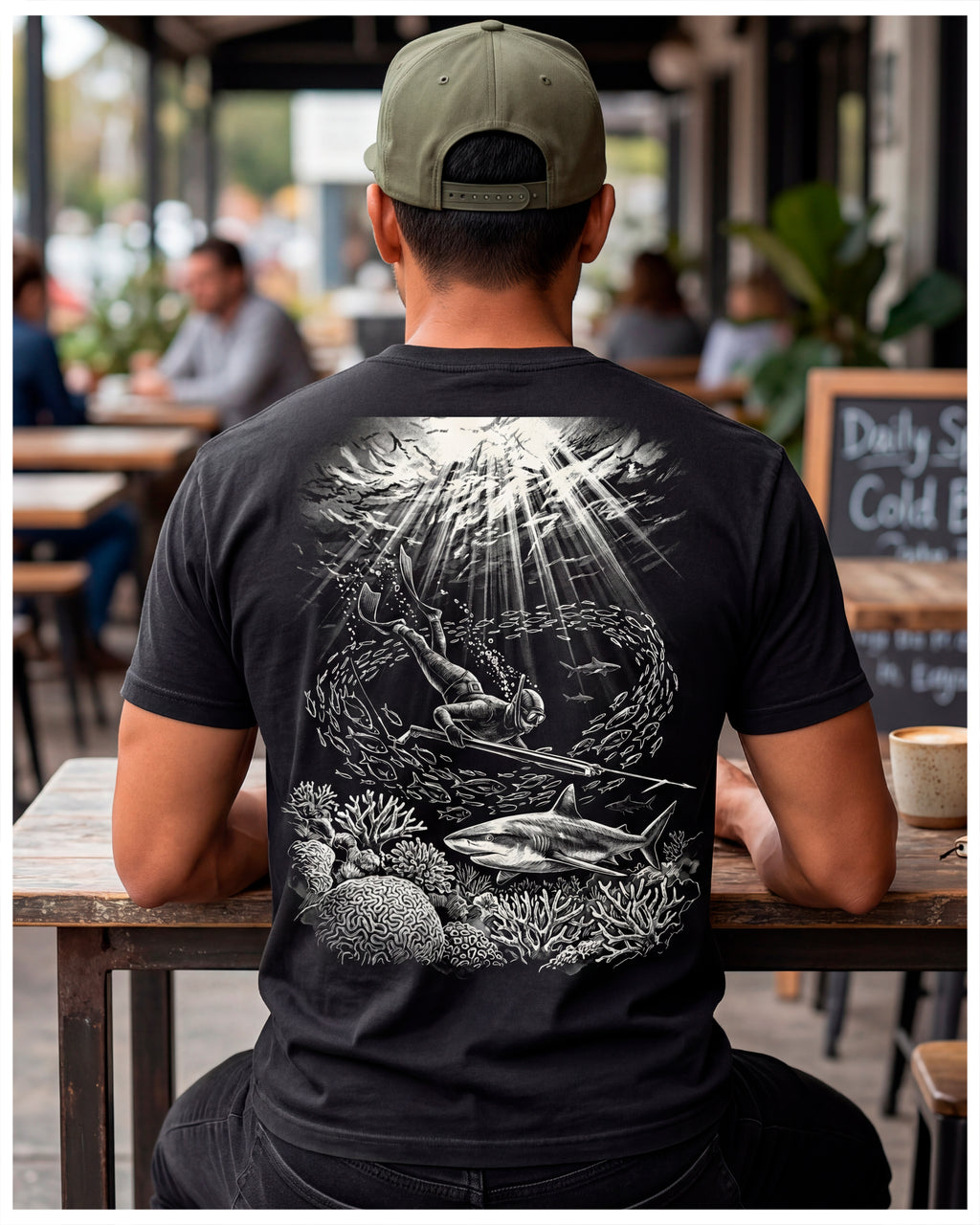 Aloha Spear Fishing Unisex garment-dyed heavyweight t-shirt