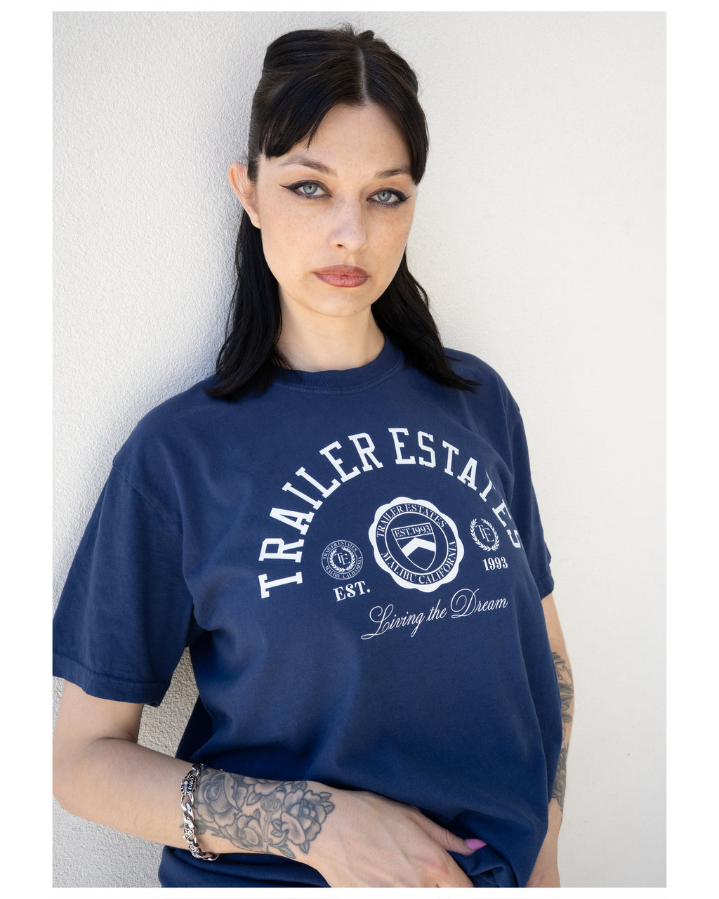 Collegiate Unisex garment-dyed heavyweight t-shirt