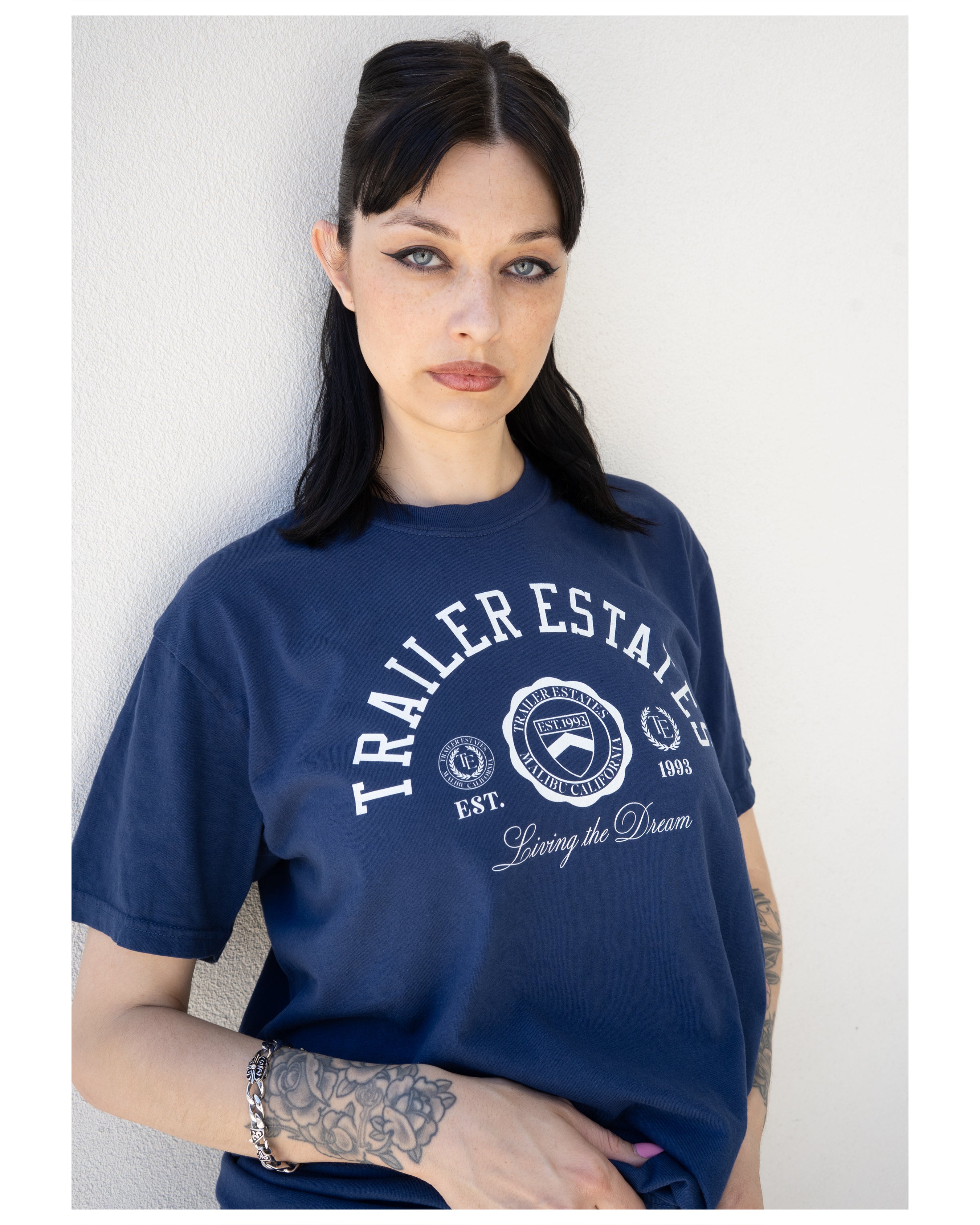 Collegiate Unisex garment-dyed heavyweight t-shirt