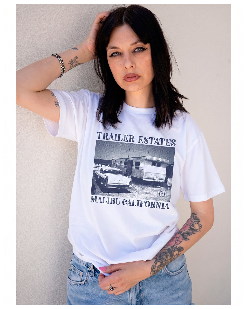 Malibu Trailer Unisex garment-dyed heavyweight t-shirt