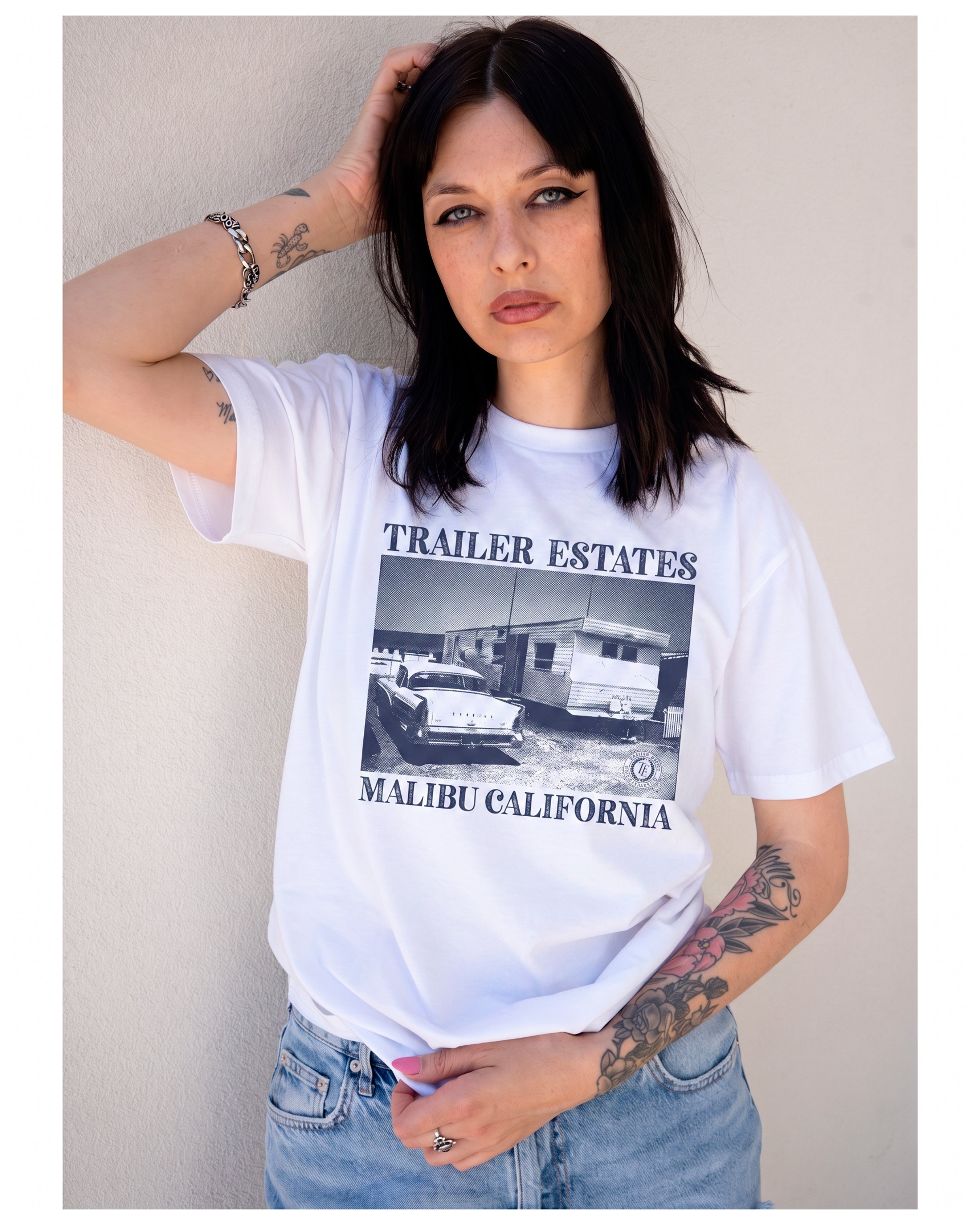 Malibu Trailer Unisex garment-dyed heavyweight t-shirt