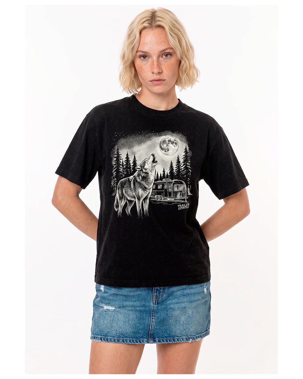Wolf Spirit Unisex garment-dyed heavyweight t-shirt
