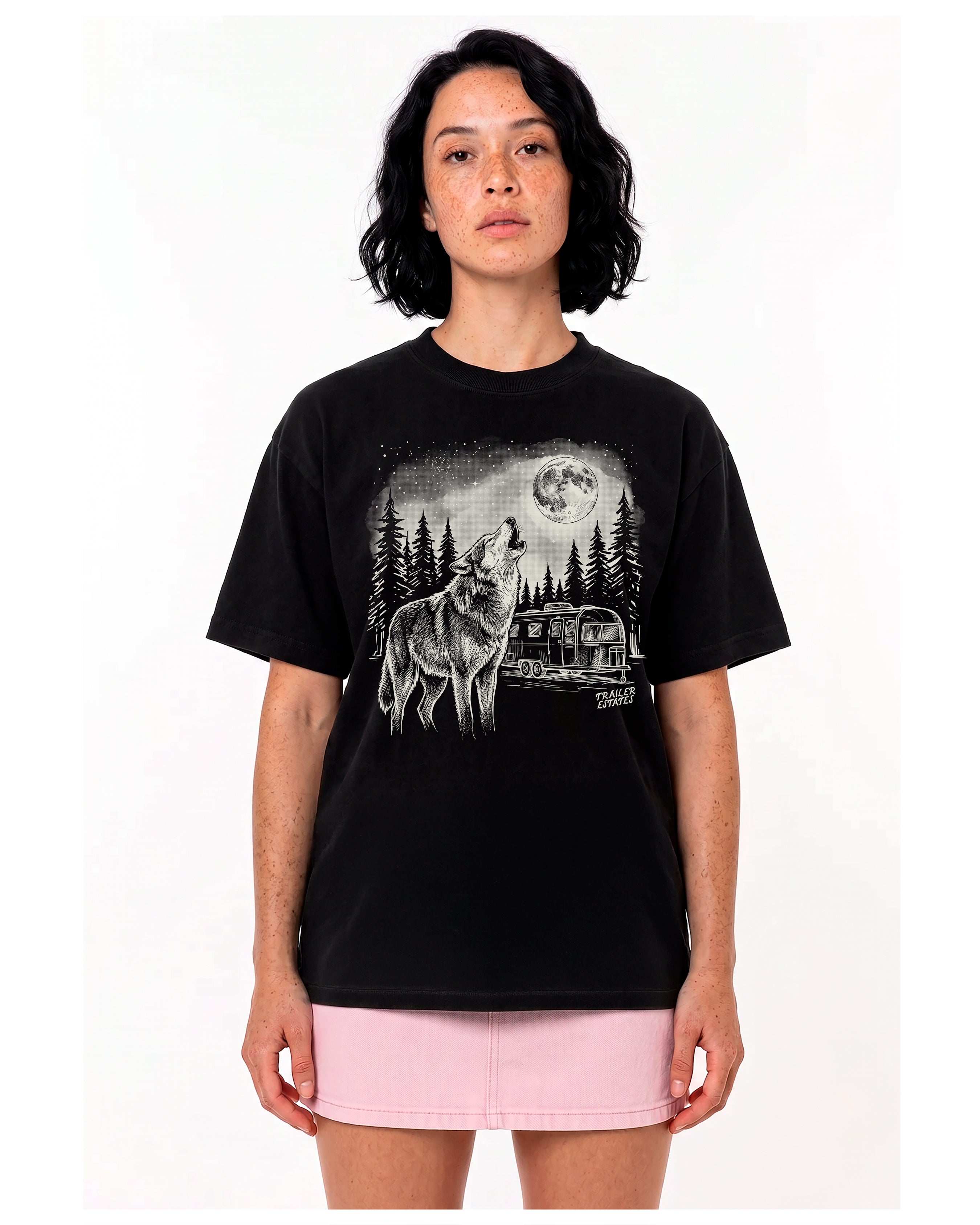 Wolf Spirit Unisex garment-dyed heavyweight t-shirt