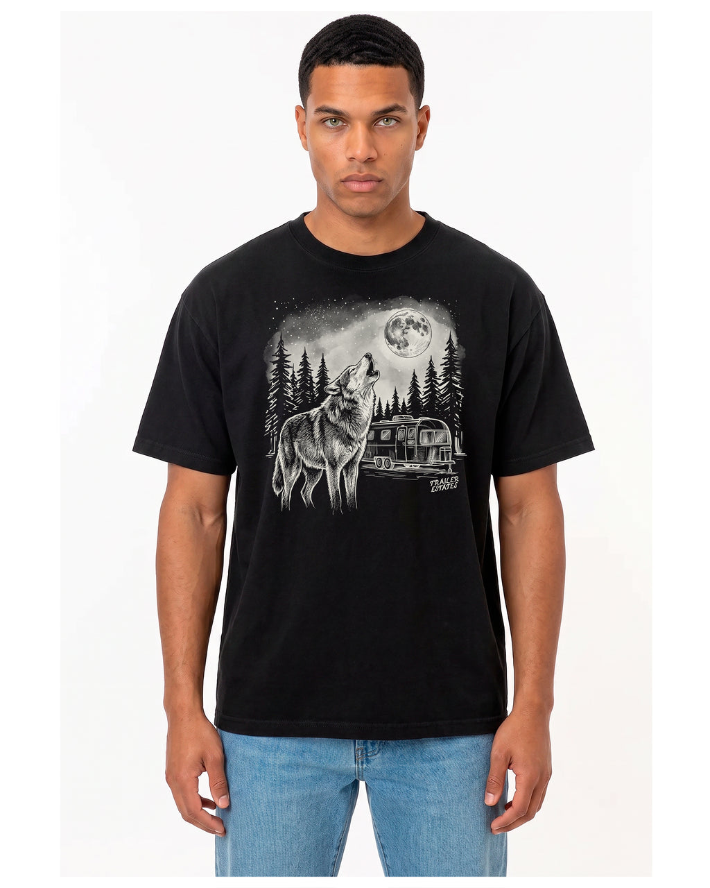 Wolf Spirit Unisex garment-dyed heavyweight t-shirt