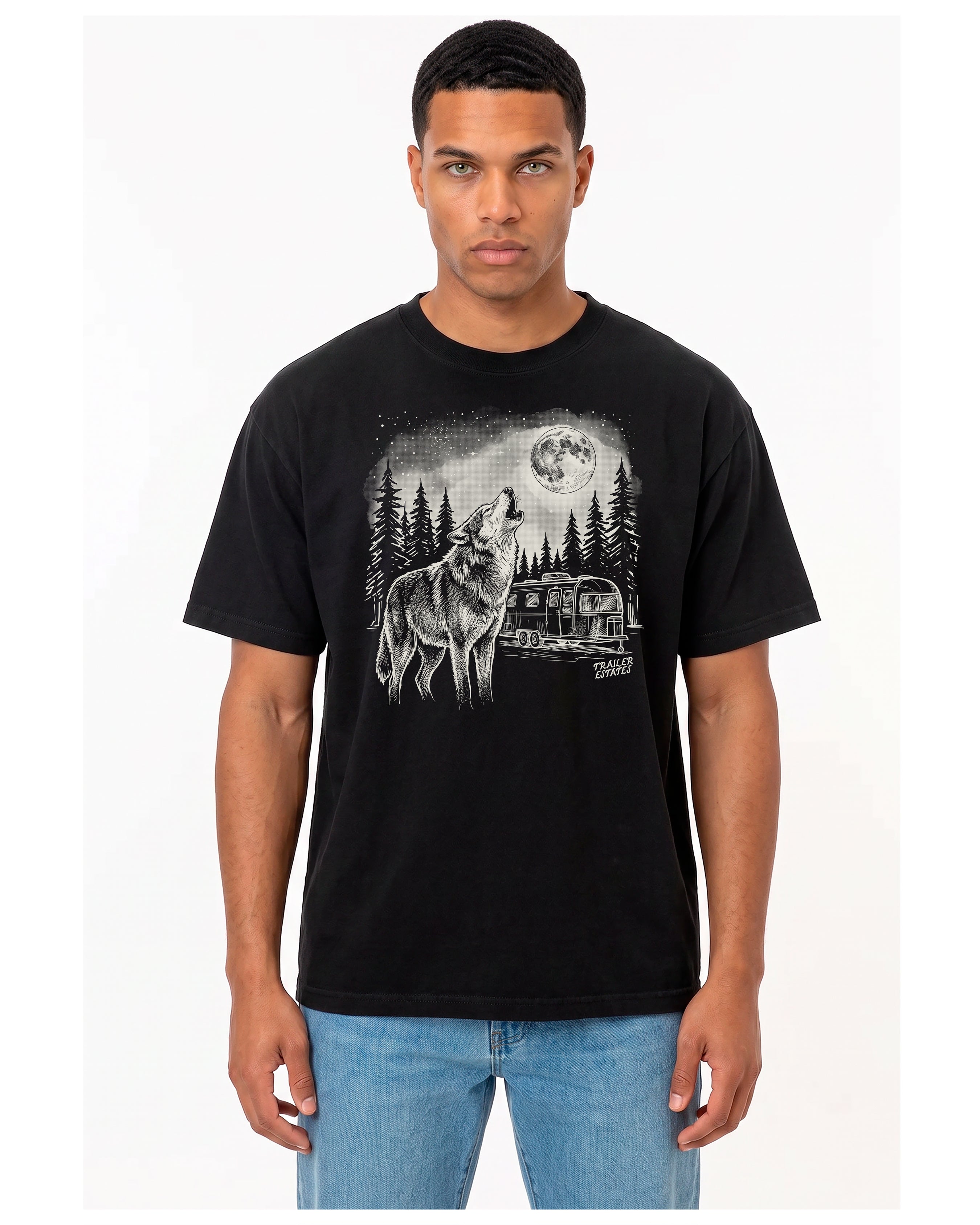Wolf Spirit Unisex garment-dyed heavyweight t-shirt
