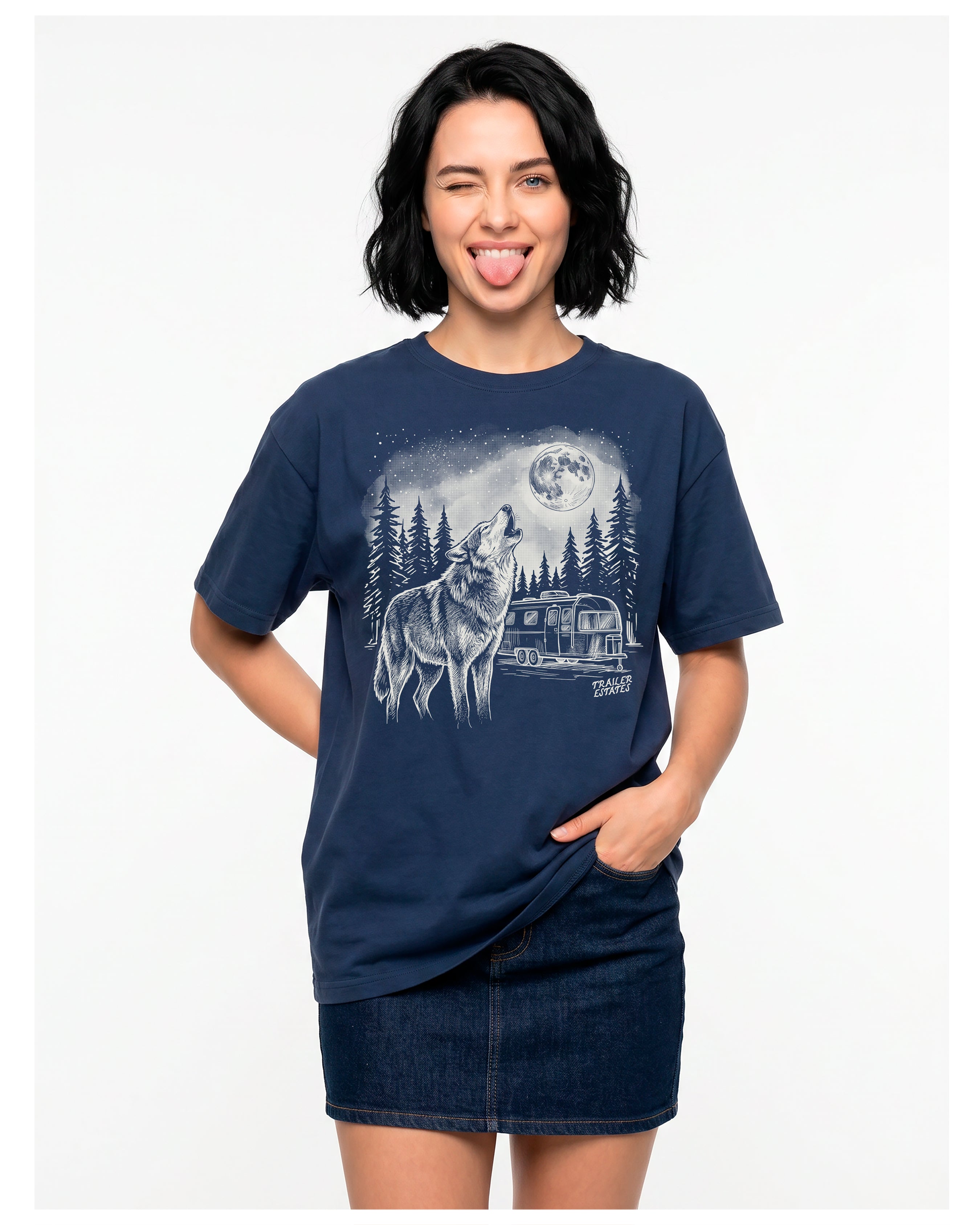 Wolf Spirit Unisex garment-dyed heavyweight t-shirt