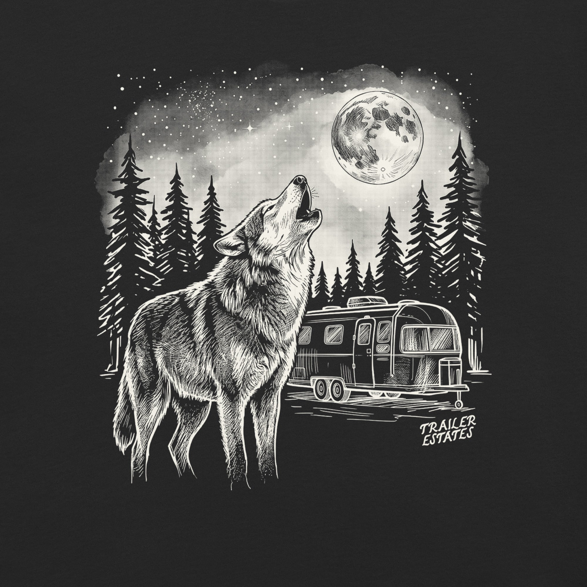 Wolf Spirit Unisex garment-dyed heavyweight t-shirt