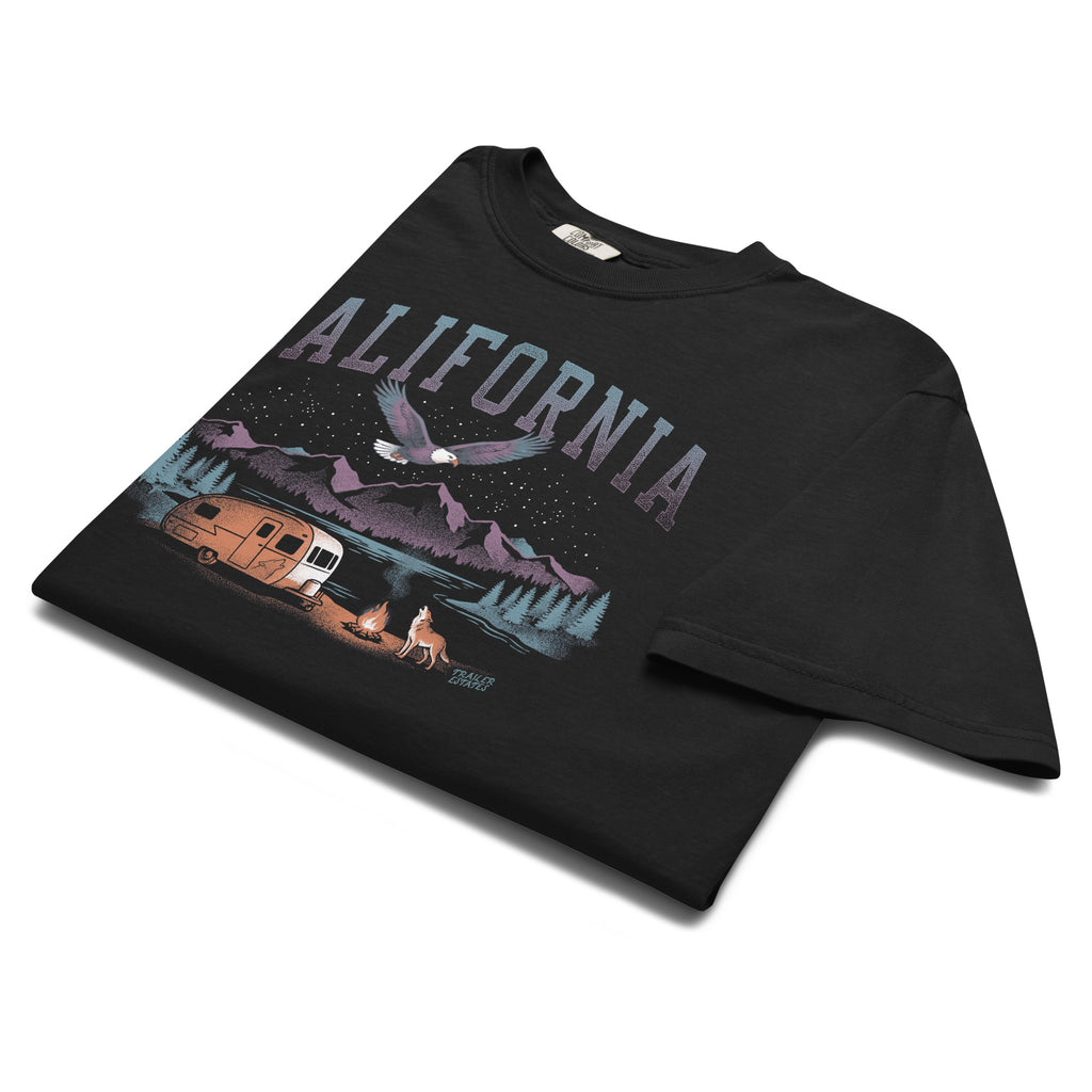 Camp Fire Unisex garment-dyed heavyweight t-shirt
