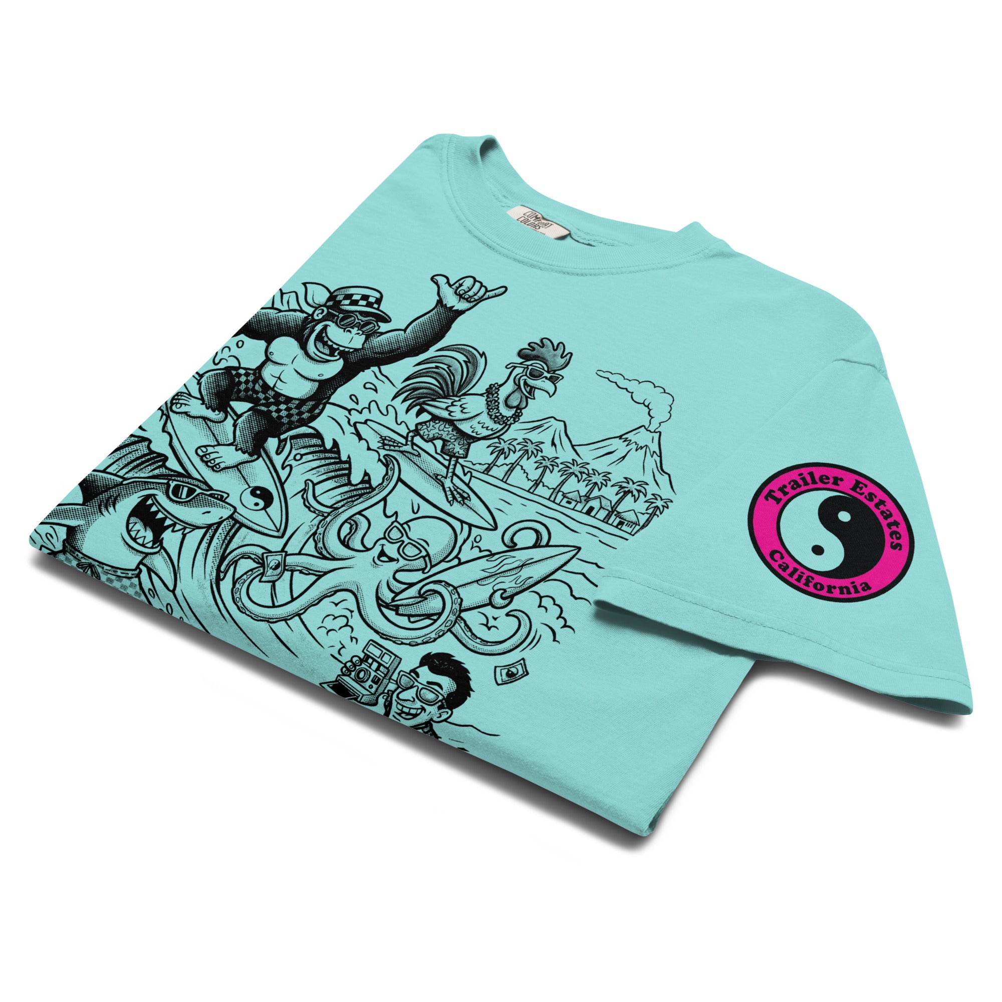 Aloha Surf Crew Unisex garment-dyed heavyweight t-shirt