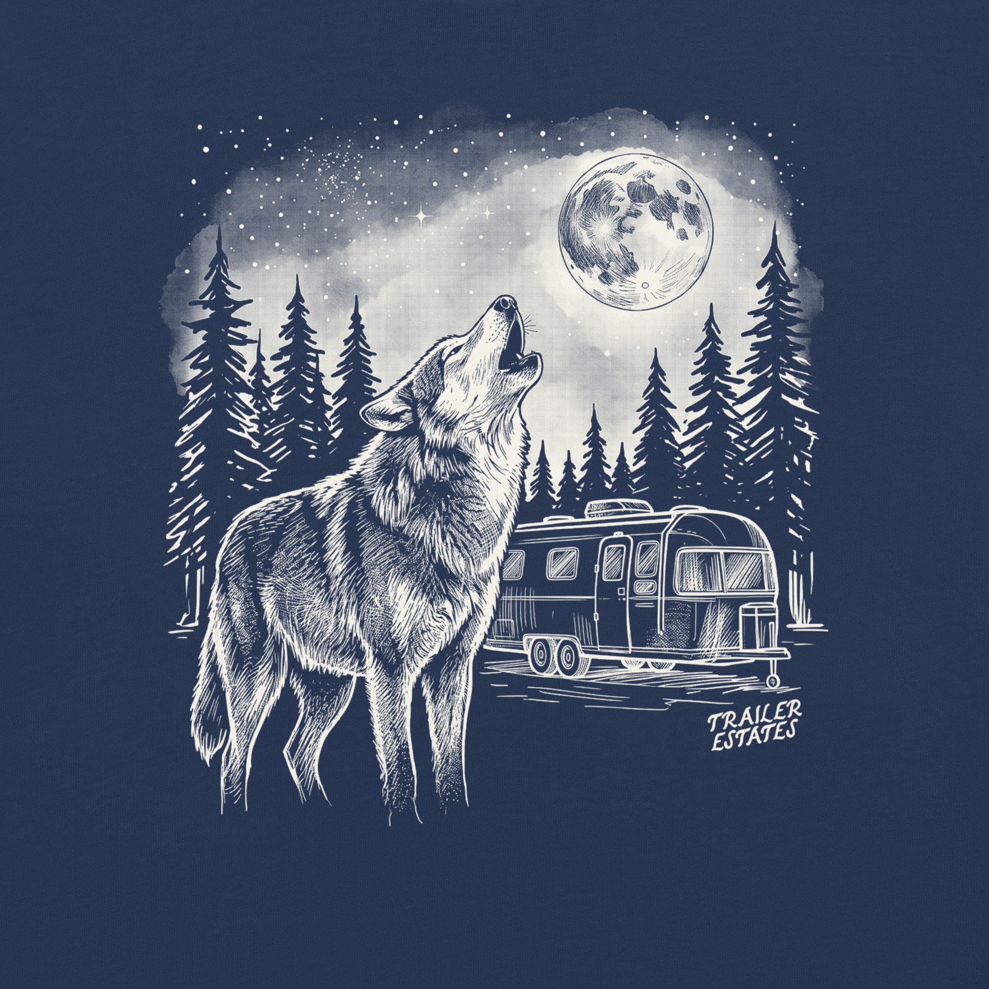 Wolf Spirit Unisex garment-dyed heavyweight t-shirt