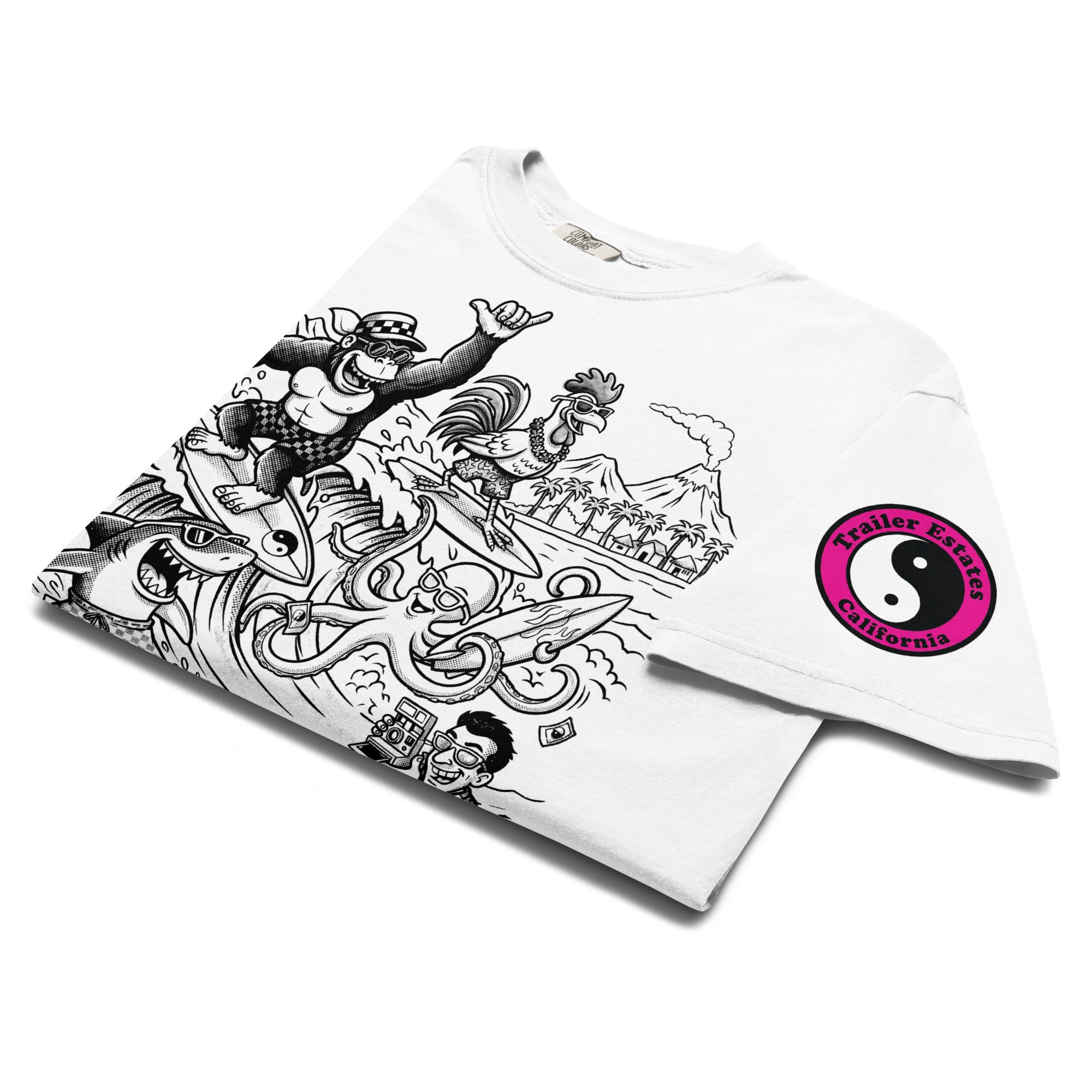 Aloha Surf Crew Unisex garment-dyed heavyweight t-shirt