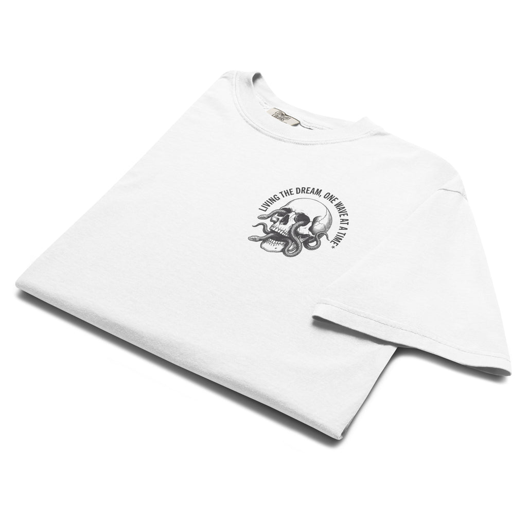 Living The Dream, Unisex garment-dyed heavyweight t-shirt